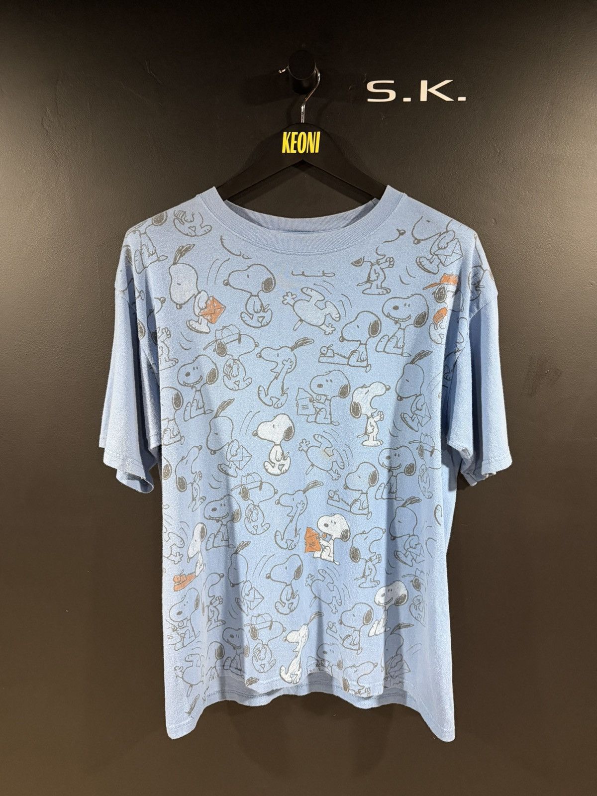 Peanuts 2000s Y2K Vintage Peanuts Snoopy Faded Cartoon Tee L Size US L / EU 52-54 / 3 - 1 Thumbnail