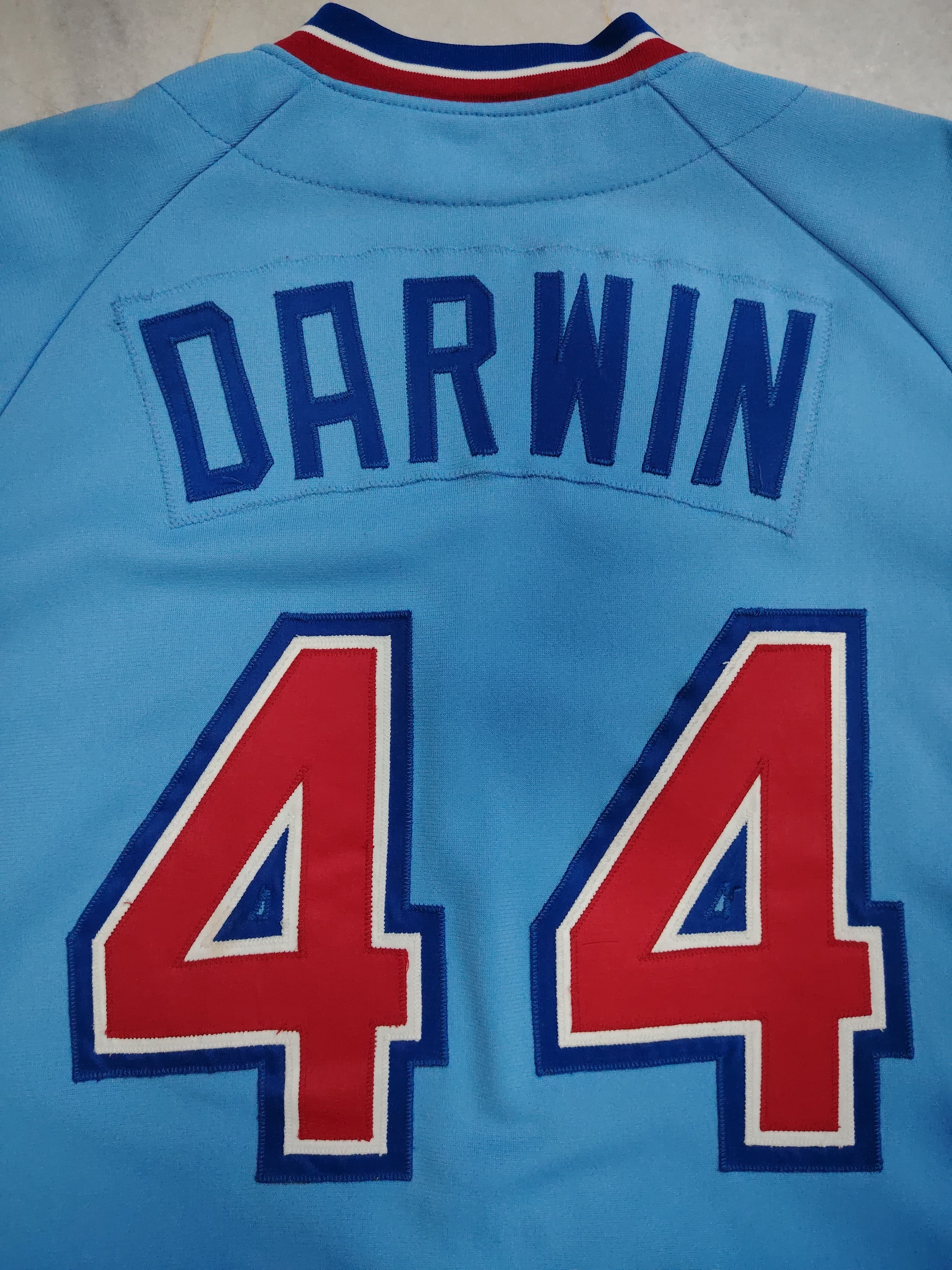 MLB Vintage 80s Texas Rangers Darwin Wilson MLB Jersey Size US L / EU 52-54 / 3 - 6 Thumbnail