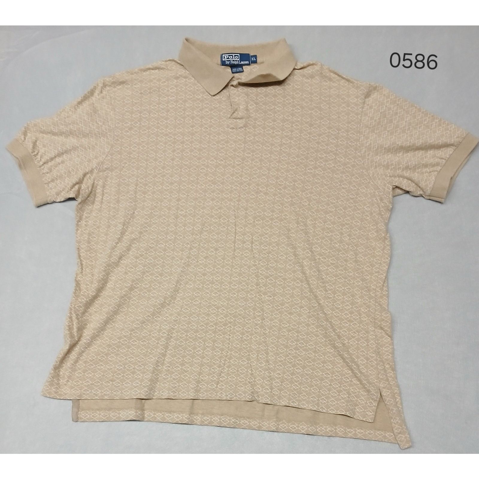 Polo Ralph Lauren Polo Ralph Lauren (XL) Beige Golf Button Shirt Size US XL / EU 56 / 4 - 1 Thumbnail