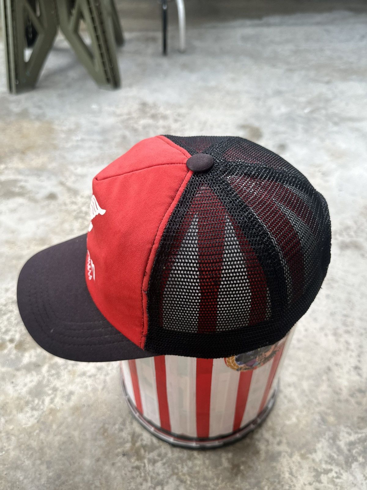 Vanson Leathers Vintage Vanson Leather ™️ OG Logo Mesh Trucker Hat Size ONE SIZE - 17 Thumbnail