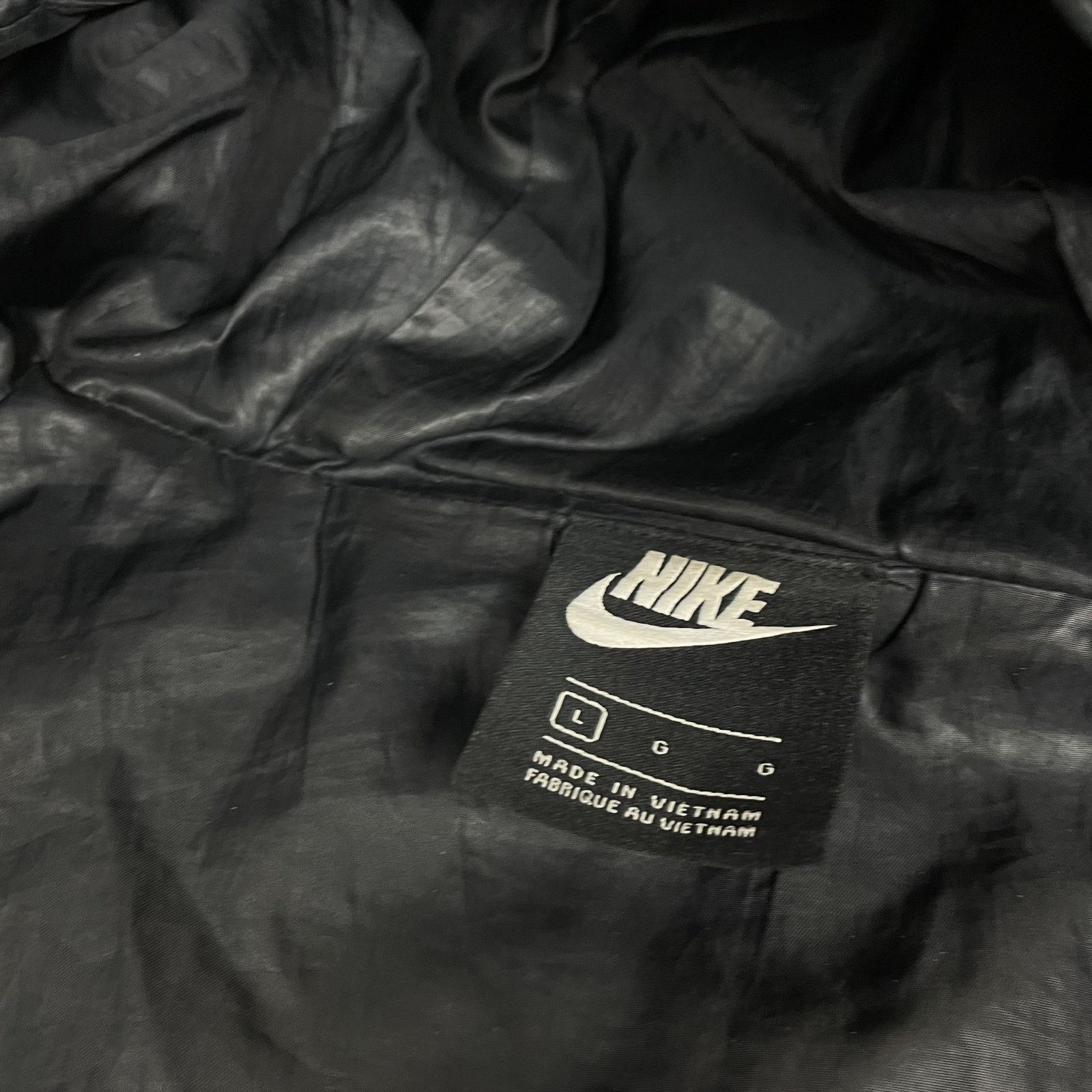 Nike Nike Women's Black Long Sleeve Full Zip Puffer Jacket Large Size L / US 10 / IT 46 - 14 Thumbnail