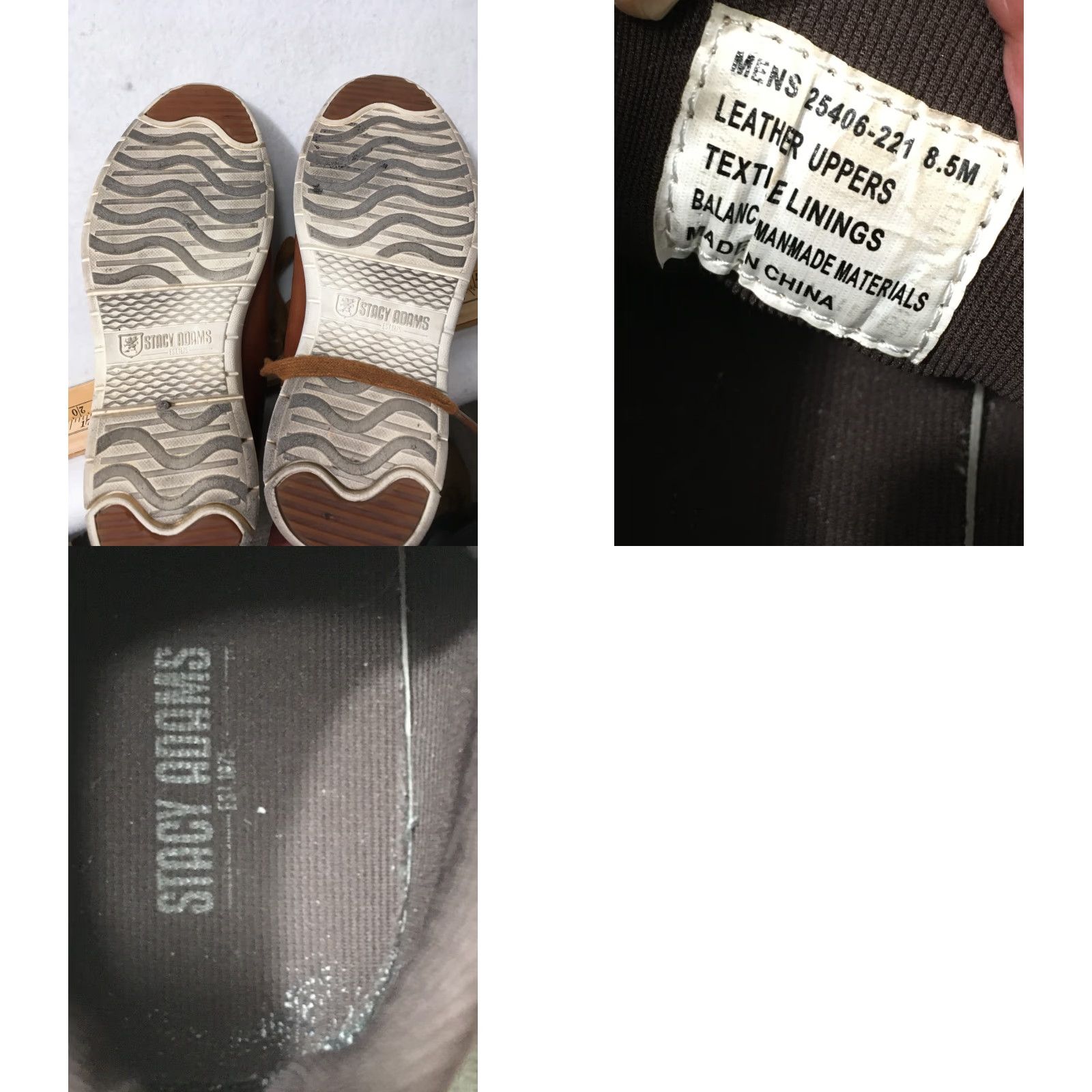 Stacy Adams Stacy Adams Harlow Mid Lace Up Sneaker Dress Shoe Mens 8.5 Cognac Brown Leather Oxford Cap Toe Vintage No Size US 9 / EU 42 - 8 Thumbnail