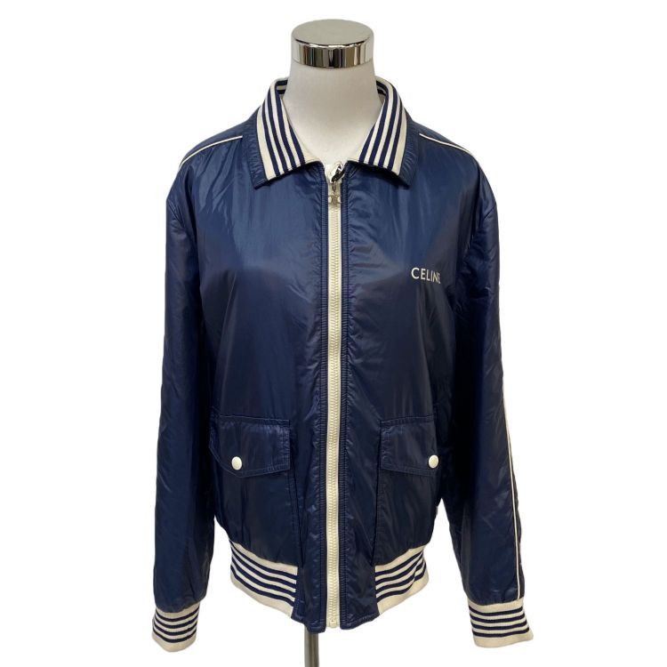 Celine Celine Striped Collar Bomber Size 50 Size US M / EU 48-50 / 2 - 1 Thumbnail