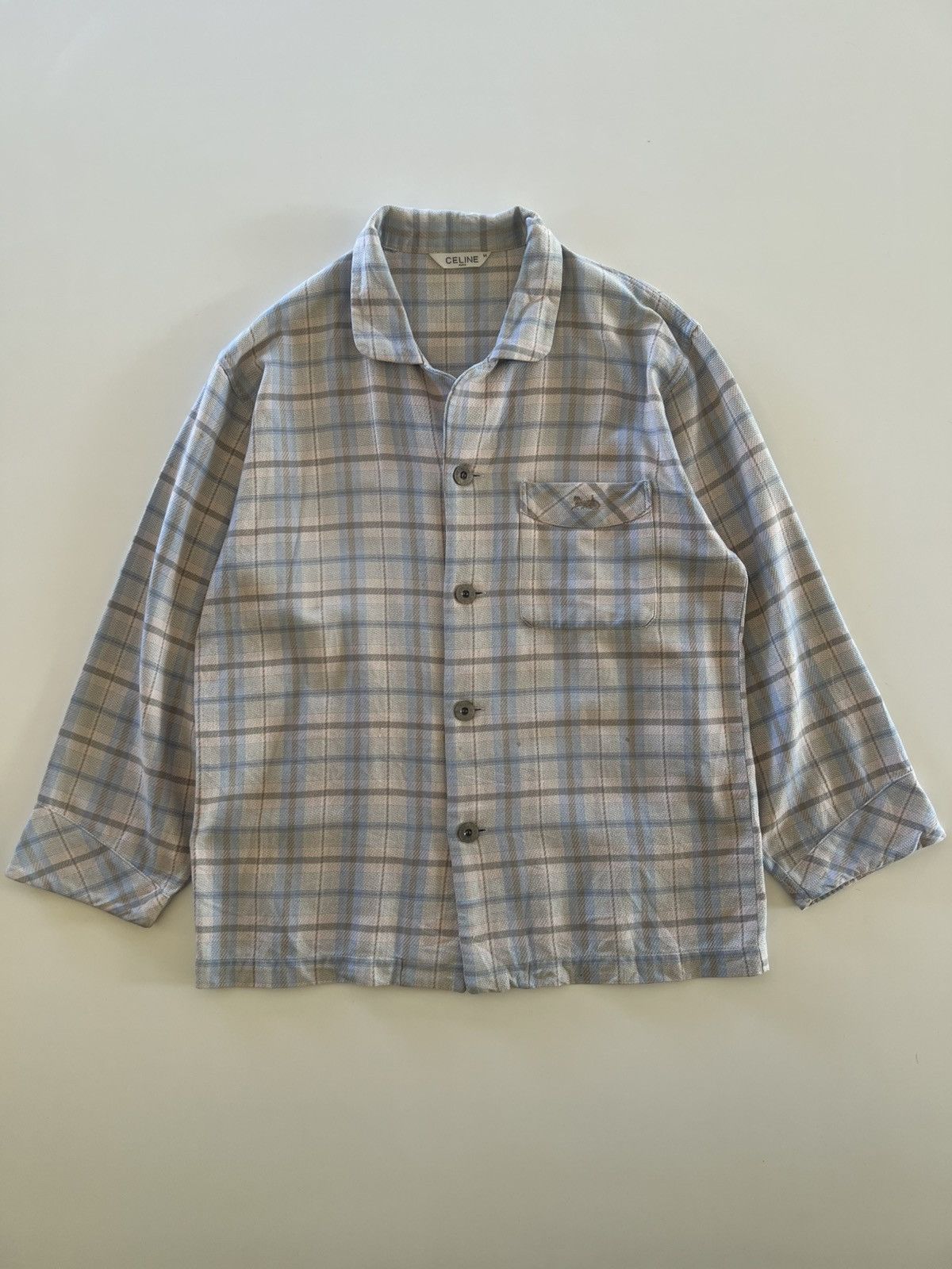 Celine Celine Paris Shirt Button Up Size US M / EU 48-50 / 2 - 1 Thumbnail