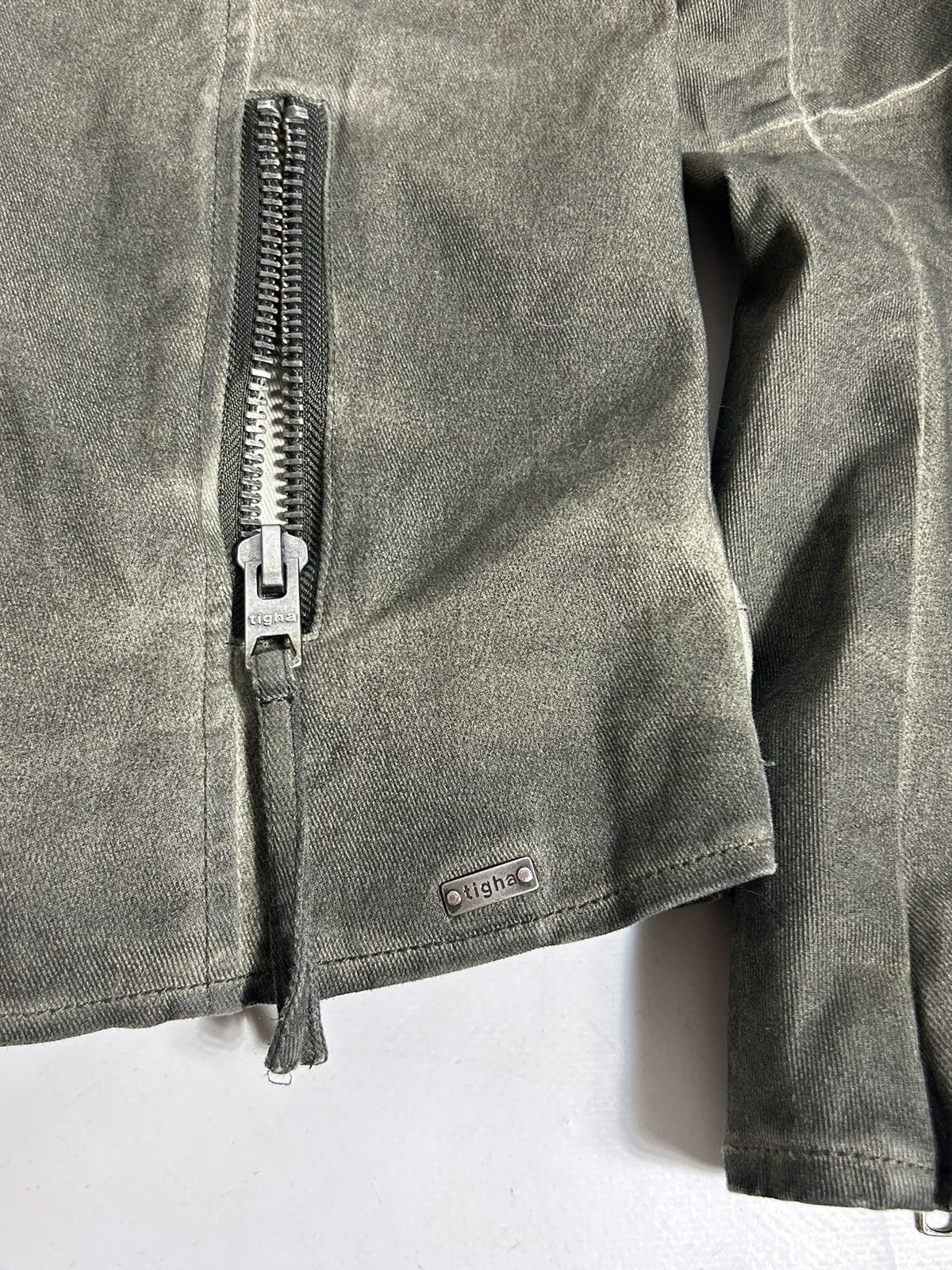 tigha Tigha Moto Avant garde leather jacket (Rick owens style) Size US L / EU 52-54 / 3 - 5 Thumbnail