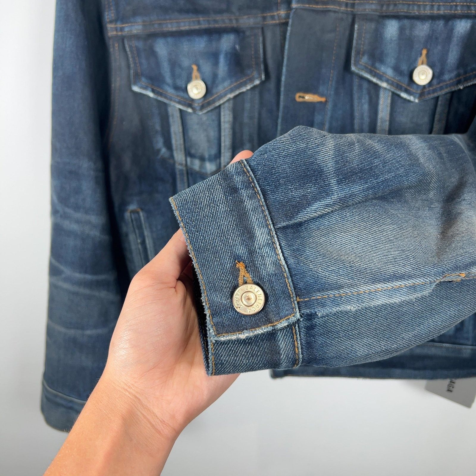 Balenciaga Balenciaga 'Dirty Swing' Denim Jacket Size US S / EU 44-46 / 1 - 5 Thumbnail