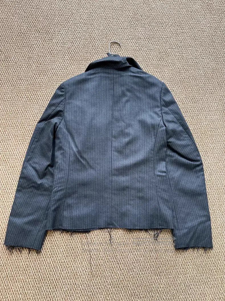 Comme des Garcons Comme Des Garcons Gray striped frayed deconstructed suit c Size M / US 6-8 / IT 42-44 - 7 Thumbnail