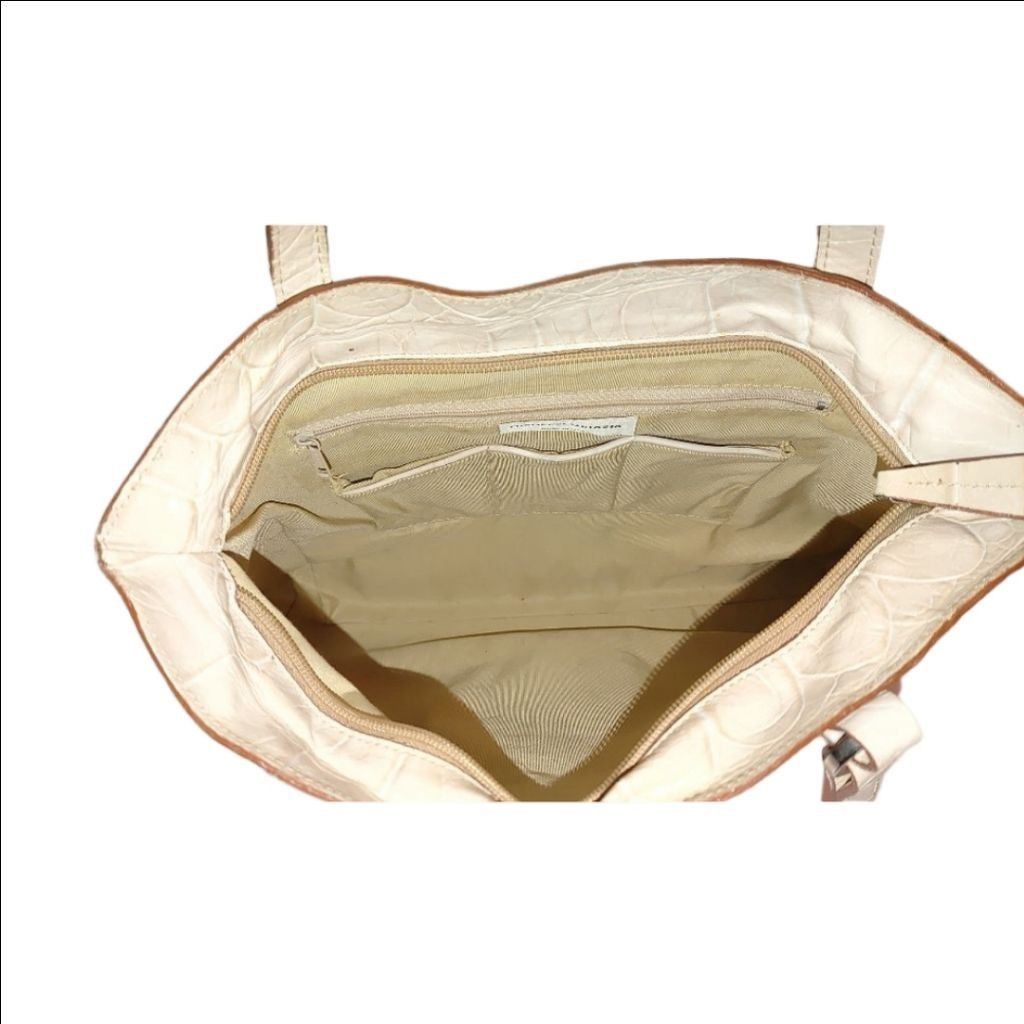 Francesco Smalto Francesco Biasia Leather Croc Embossed Made in Italy Bag Size ONE SIZE - 6 Thumbnail