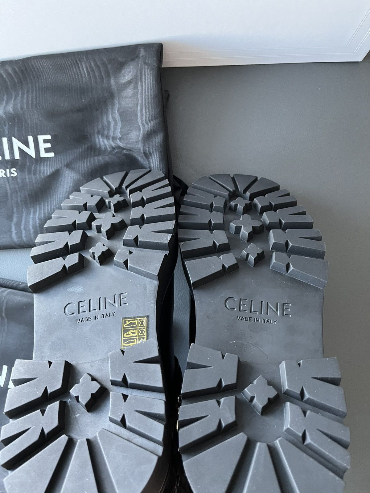 Celine × Hedi Slimane Super Runway Celine Hedi Slimane Biker Chelsea Boots New Size US 11 / EU 44 - 9 Thumbnail