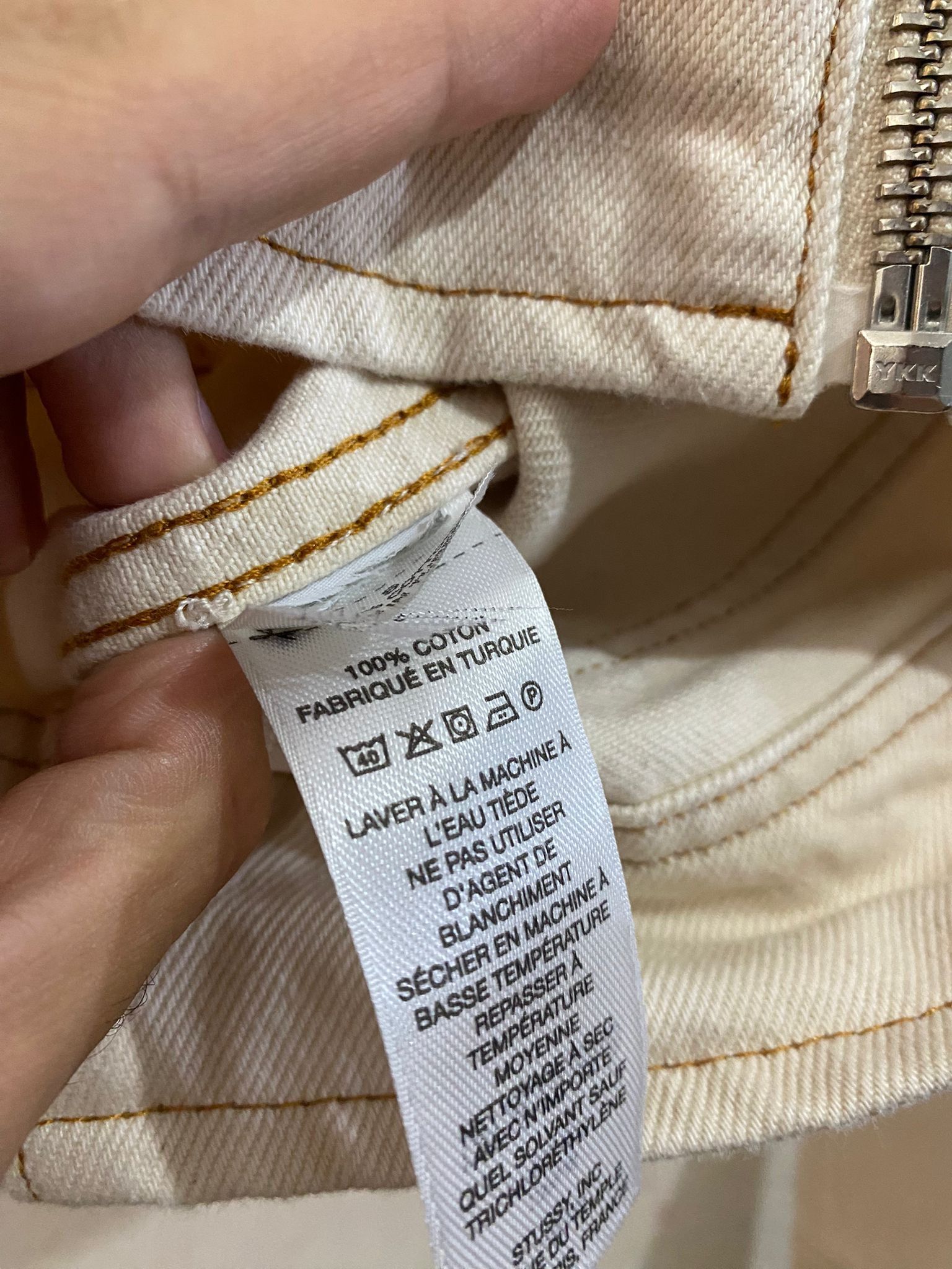Stussy ZIP WORK JACKET DENIM Size US S / EU 44-46 / 1 - 10 Thumbnail