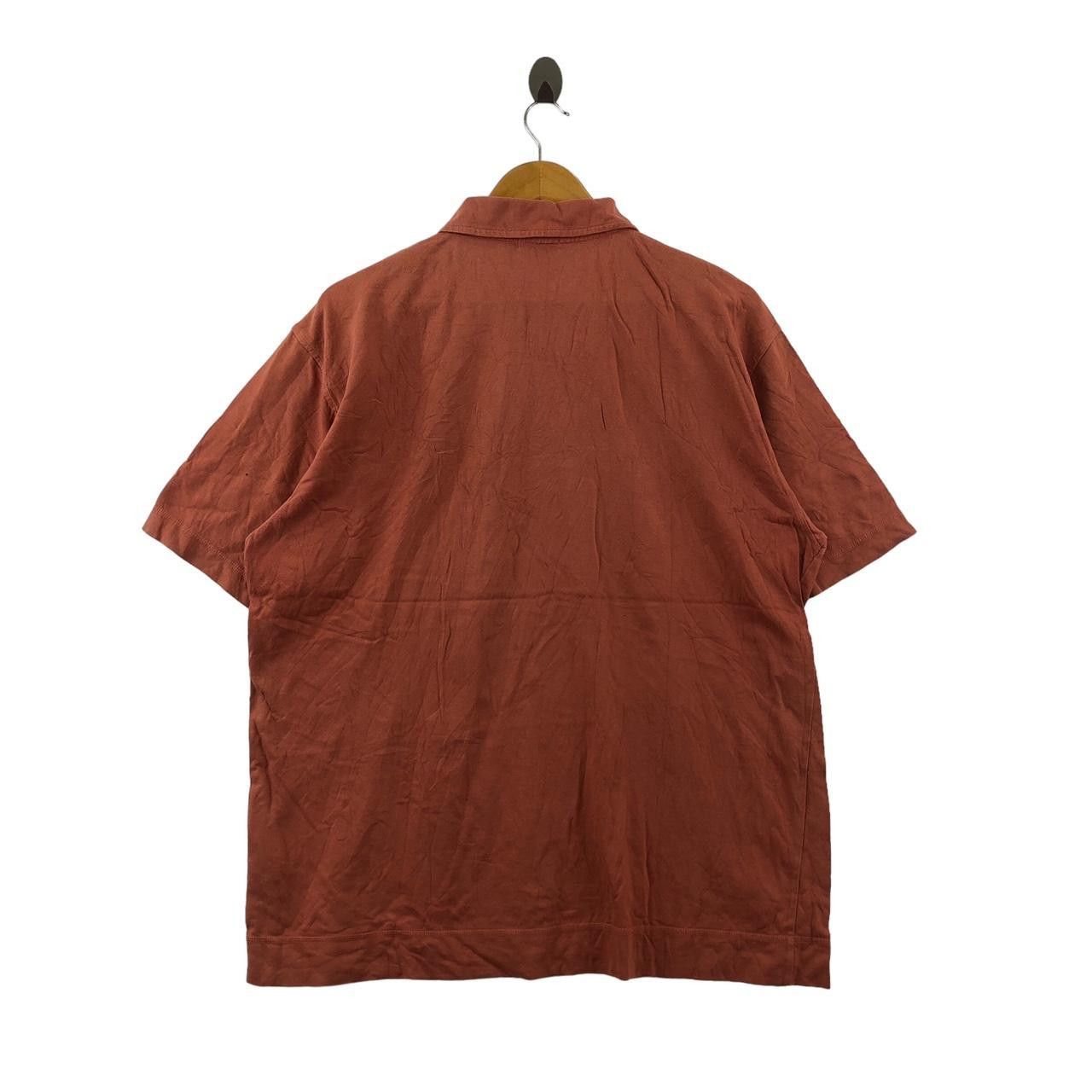 Henry Cotton's Vintage HENRY COTTONS LONDON Half Zipper Polo Tee Shirt Size US L / EU 52-54 / 3 - 2 Thumbnail