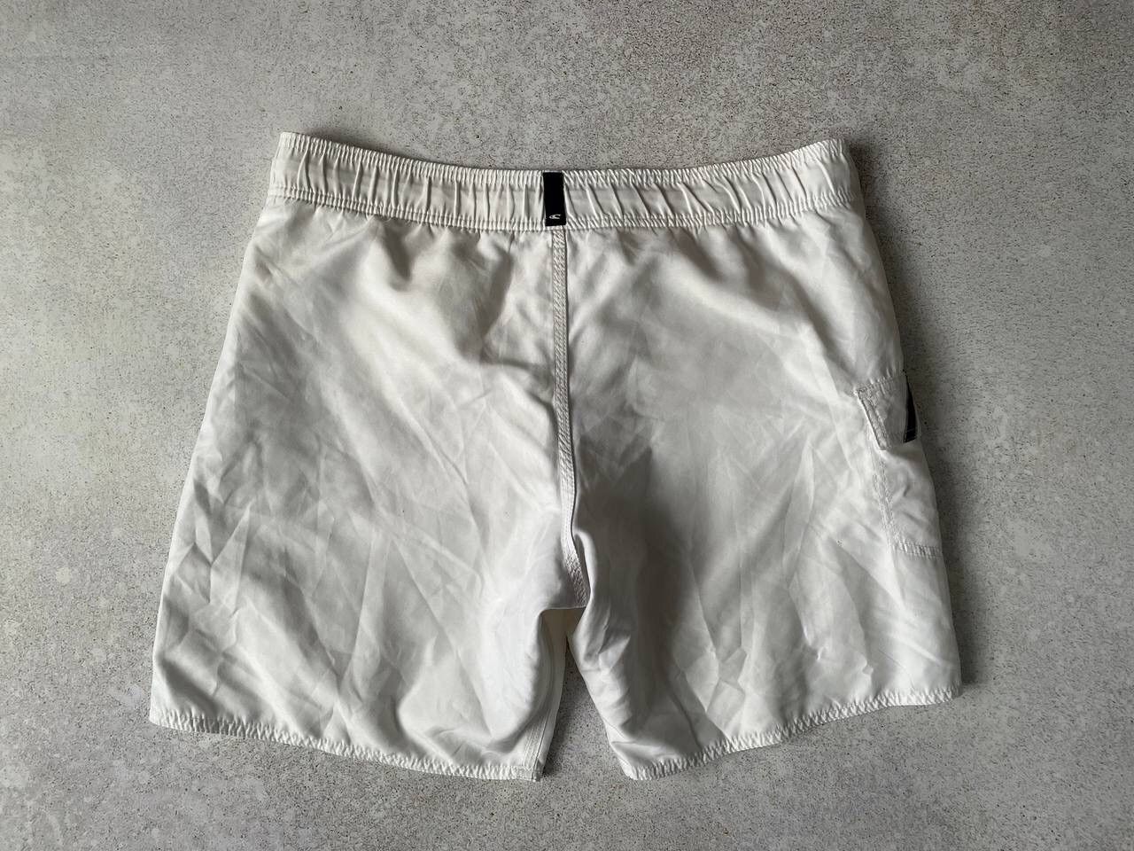 O'Neill Vintage 90s O’Neill Nylon White Cargo Baggy Shorts Y2K Rare Size US 32 / EU 48 - 4 Thumbnail