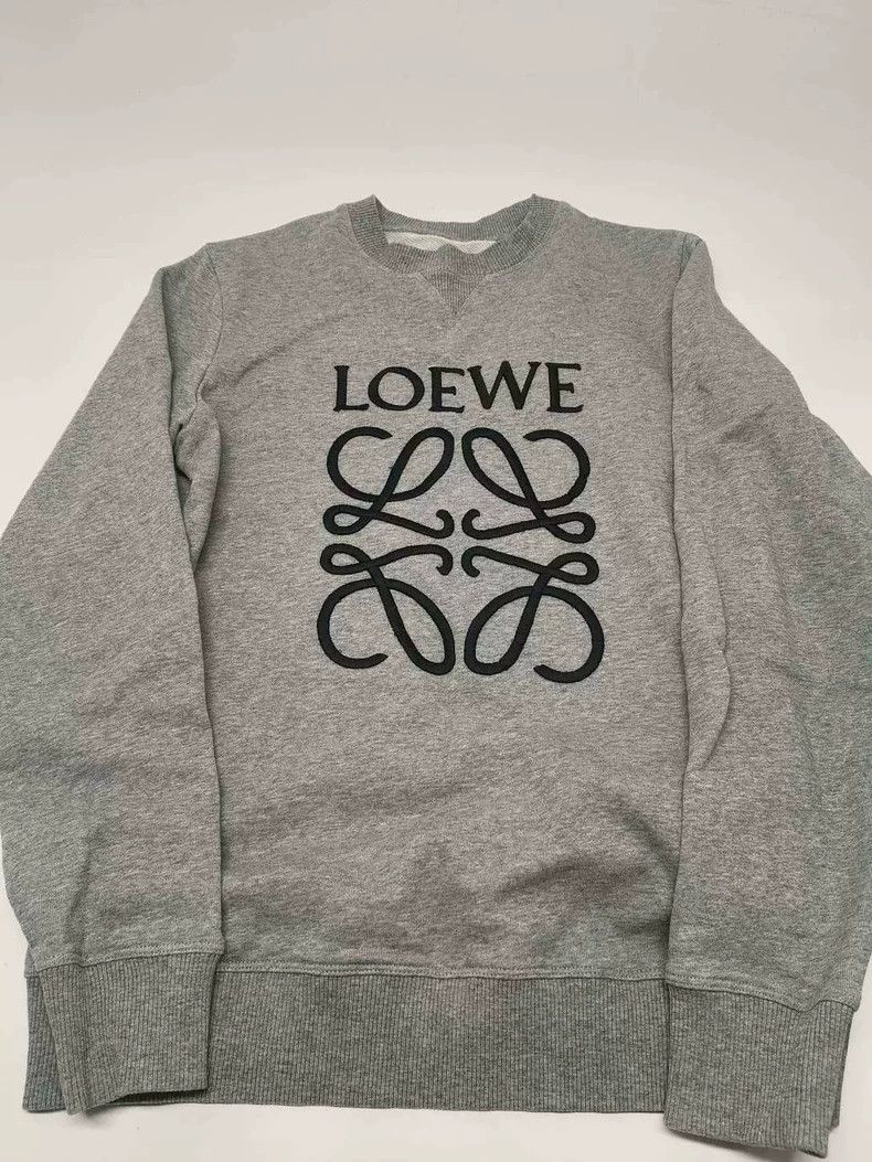 Loewe Loewe Gray LOGO sweater Size XS / US 0-2 / IT 36-38 - 2 Thumbnail