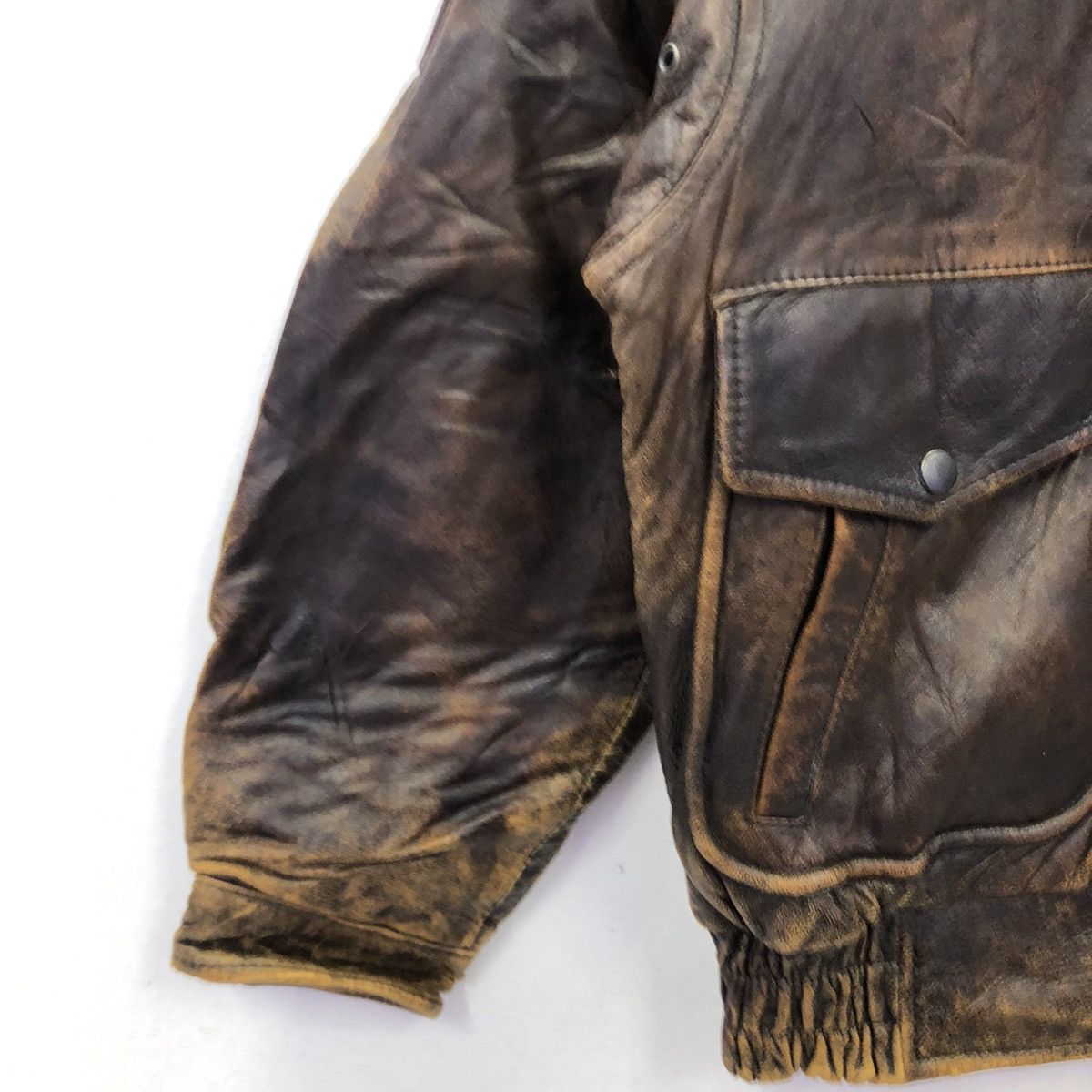Japanese Brand Vintage Sub Urban Tokyo Sheepskin Leather Jacket Size US M / EU 48-50 / 2 - 8 Thumbnail