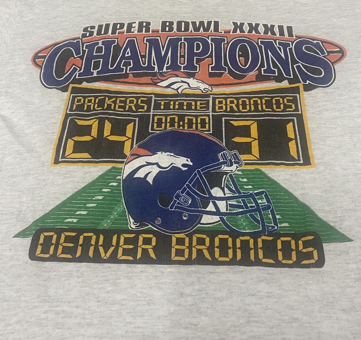 Vintage Vintage Large Superbowl Denver Broncos Football Shirt Size US L / EU 52-54 / 3 - 3 Thumbnail