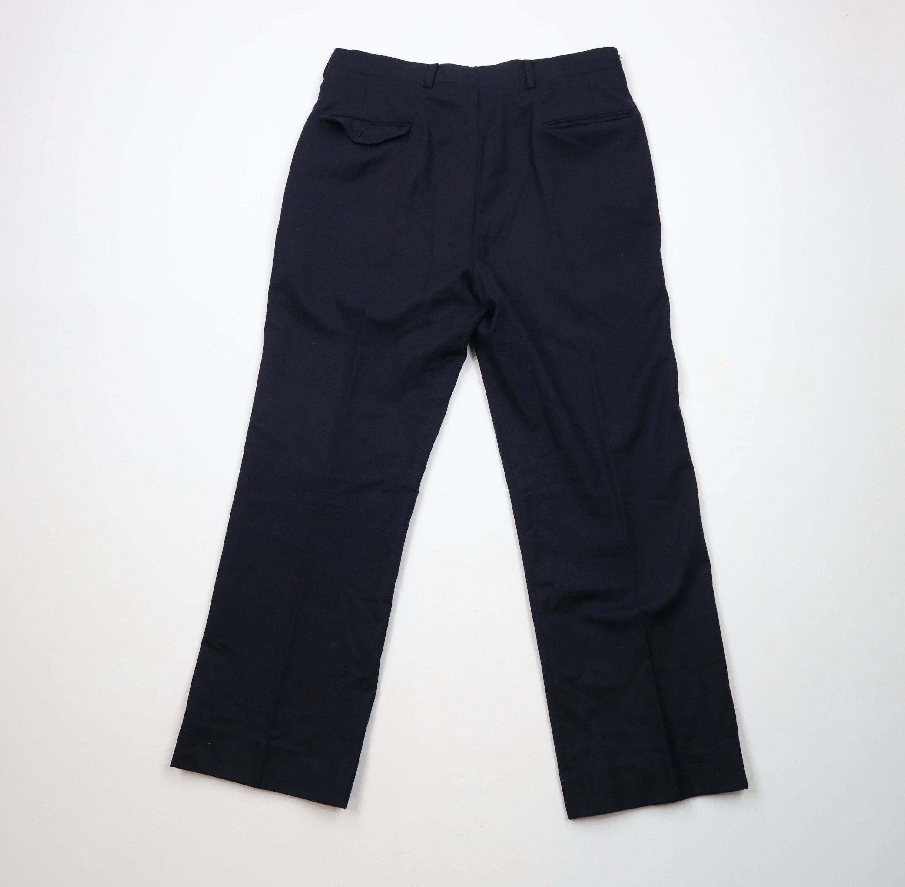 Vintage Vintage 70s Streetwear Wool Flared Wide Leg Chino Pants USA Size US 34 / EU 50 - 10 Thumbnail