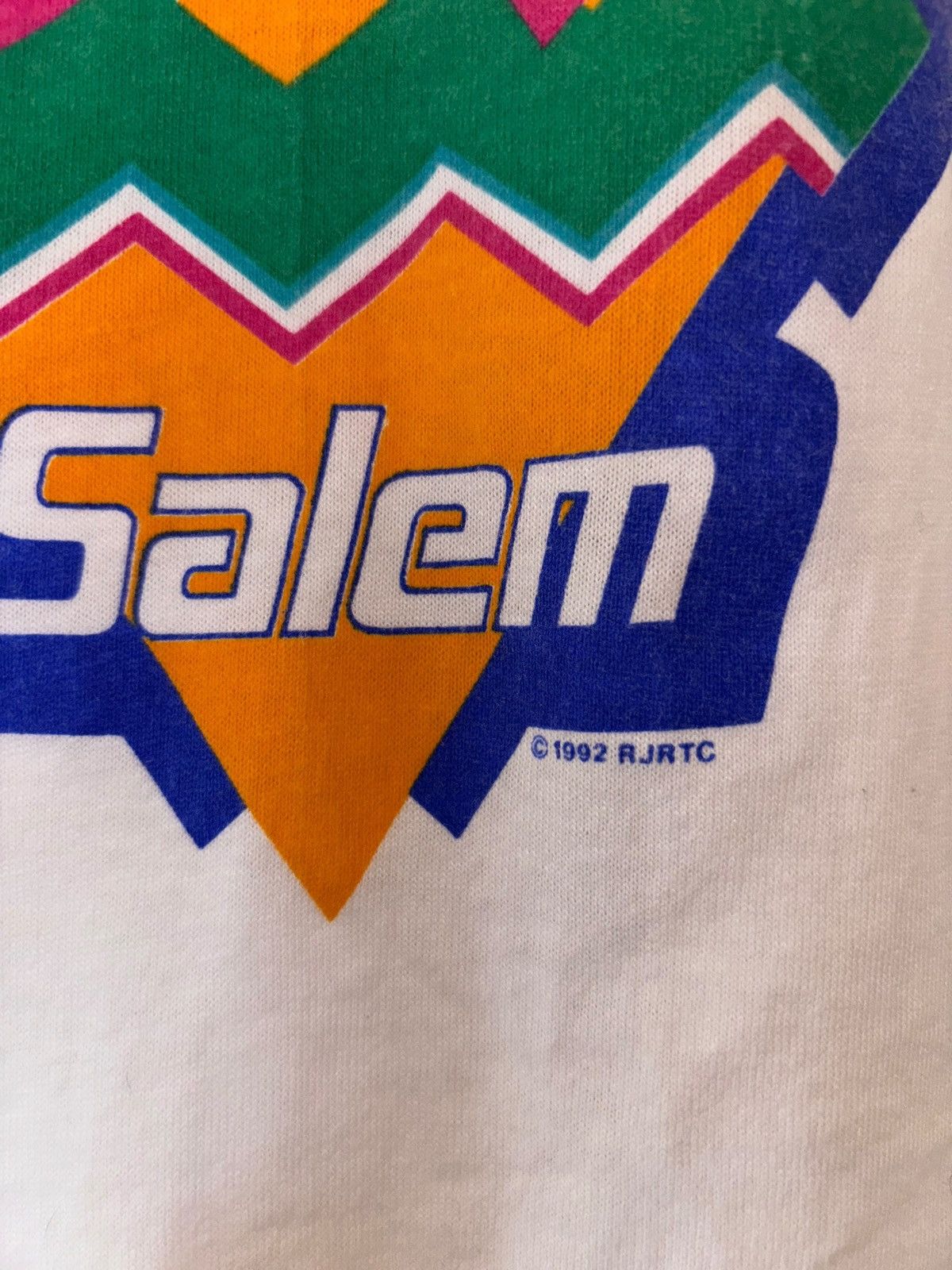 Salem Sportswear × Vintage Vintage 1992 Salem “Escape to the Fresh Side” Promo T-shirt Size US XL / EU 56 / 4 - 5 Thumbnail