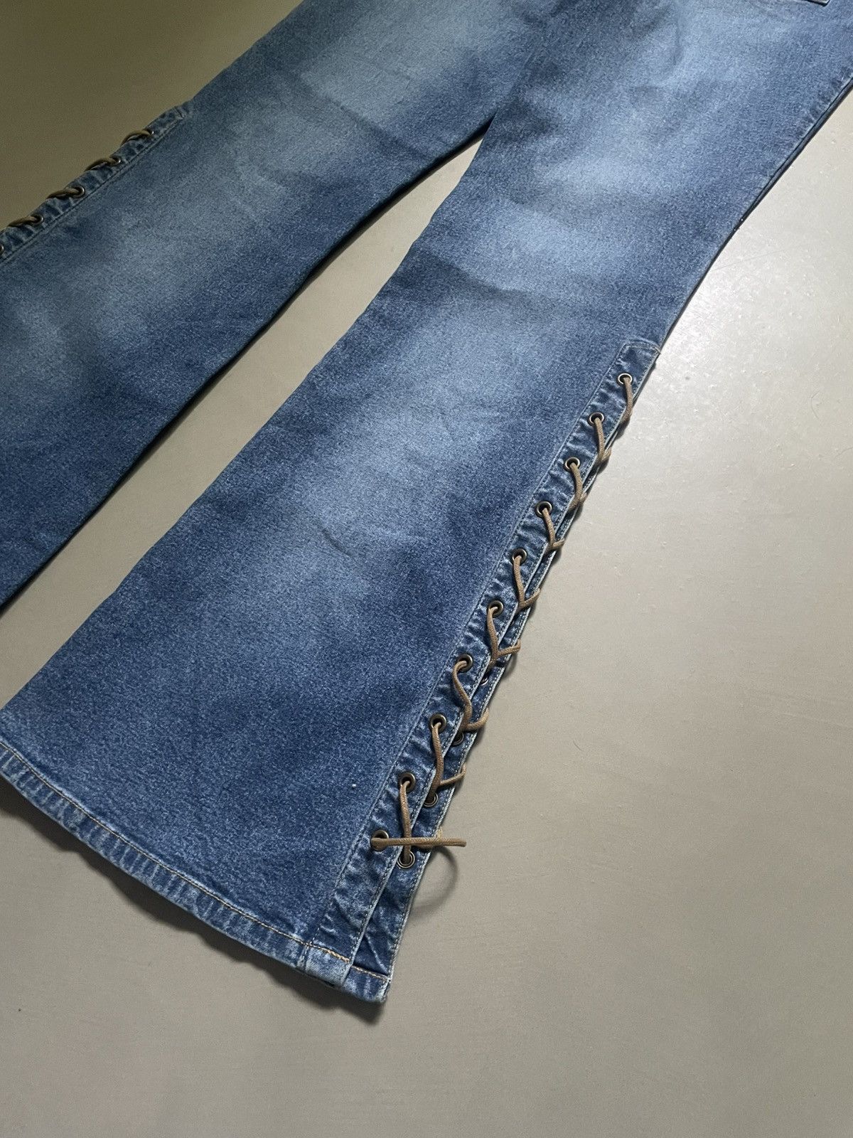 Other Womens Mudd Flare lace up jeans Size 30" / US 8 / IT 44 - 3 Thumbnail