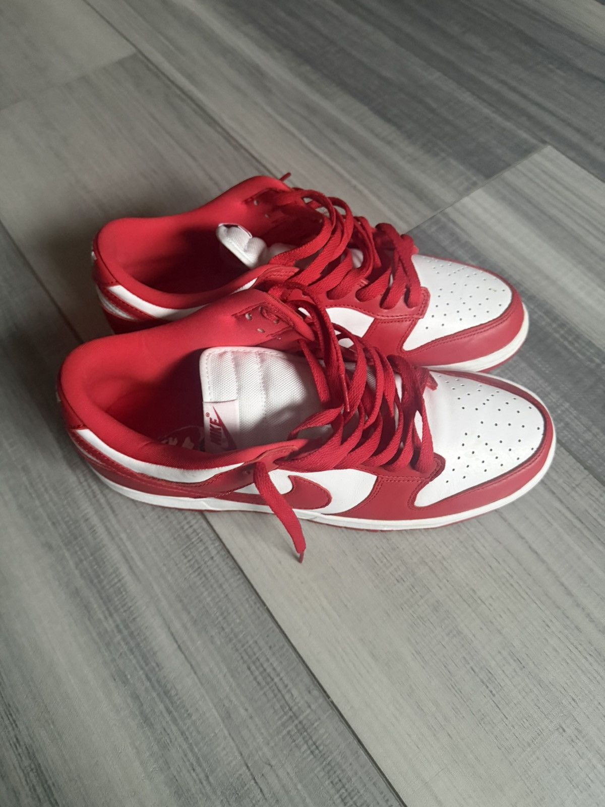 Nike Nike Dunk Low St John’s Red White CU1727-100 Men’s Size 11 Size US 11 / EU 44 - 3 Thumbnail