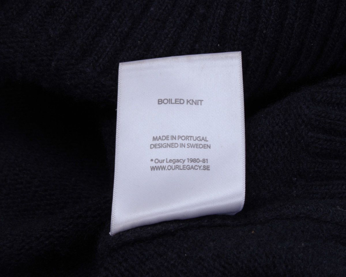 Designer × Our Legacy OUR LEGACY 1980-81 Virgin Wool Boiled Knit Sweater Size US L / EU 52-54 / 3 - 13 Thumbnail