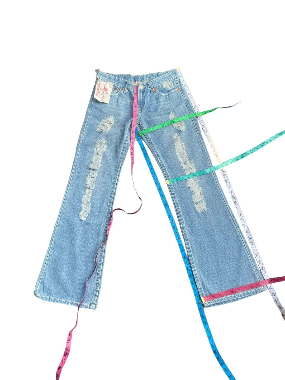 Designer × True Religion True Religion Joey Big T Distresed Denim Size 32" / US 10 / IT 46 - 17 Thumbnail