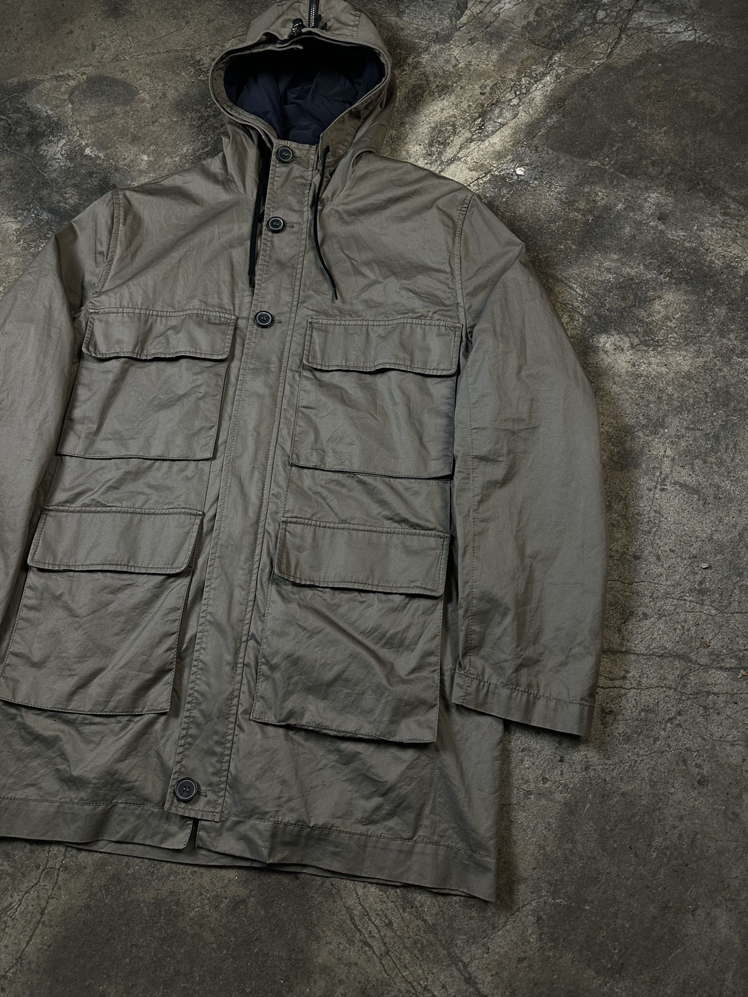 Marni Marni x H&M Cargo Multipocket Parka Jacket Coat Size US L / EU 52-54 / 3 - 3 Thumbnail