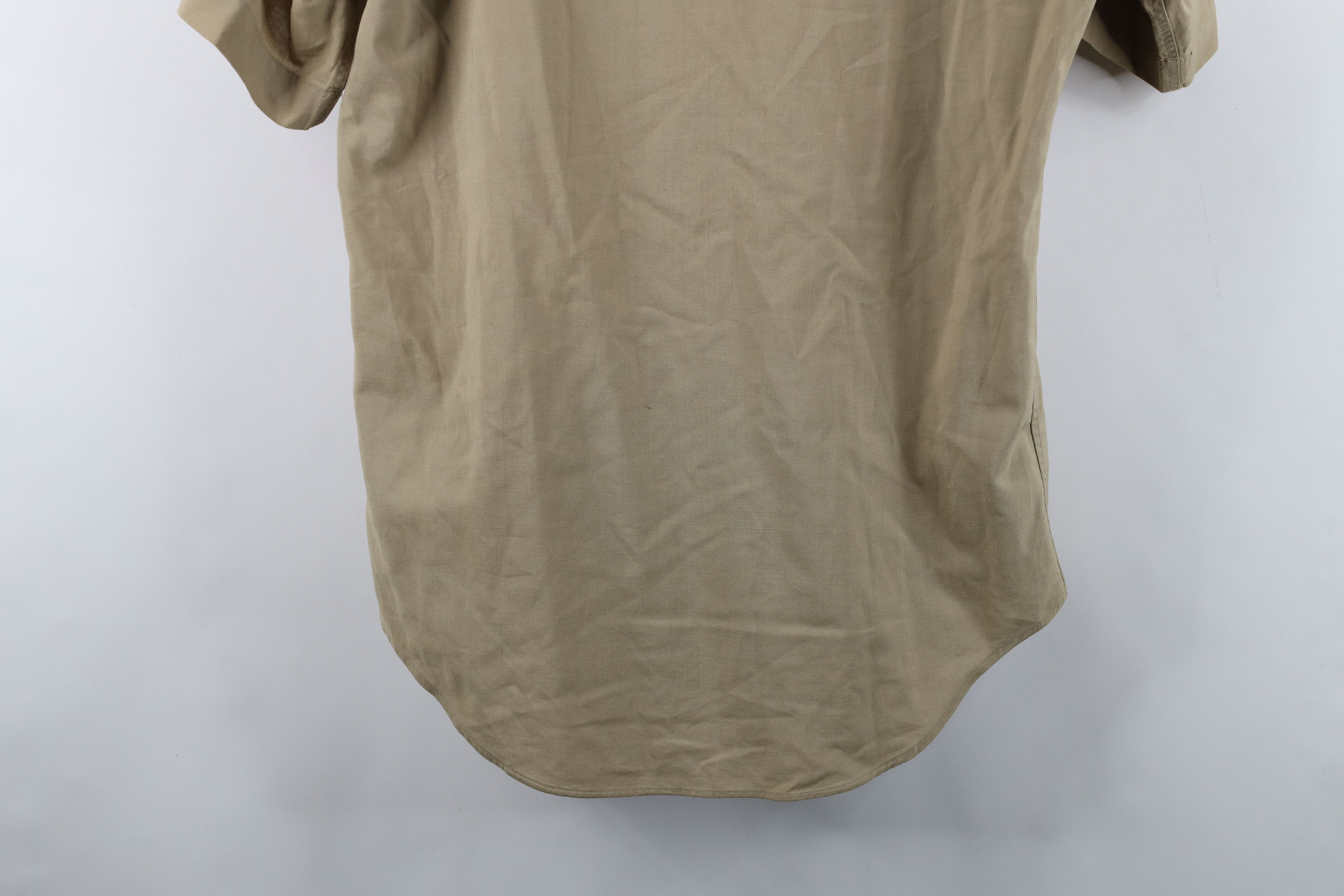 Vintage Vintage 60s 70s Vietnam War Military Field Button Shirt Size US L / EU 52-54 / 3 - 12 Thumbnail