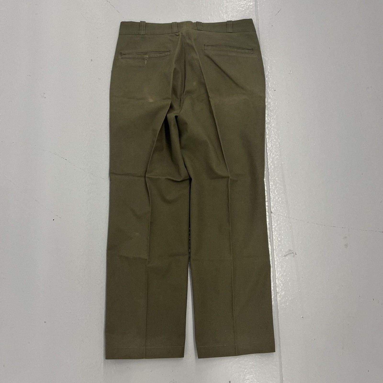 Sears Vintage 60s Sears Green Sanforized Workwear Chinos 34x28 Size US 34 / EU 50 - 3 Thumbnail