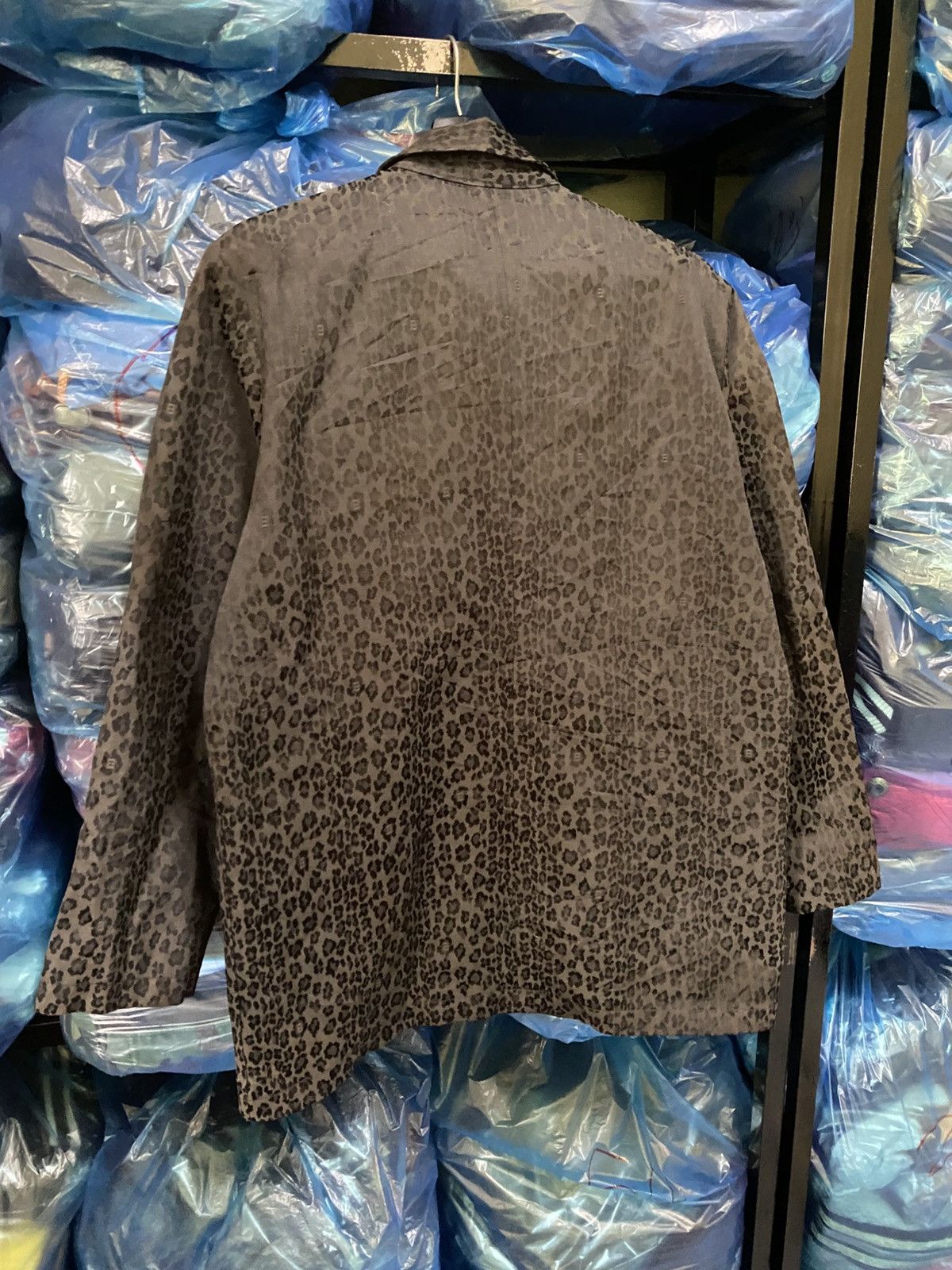 Fendi VINTAGE FENDI LEOPARD MONOGRAM JACKET Size US M / EU 48-50 / 2 - 11 Thumbnail