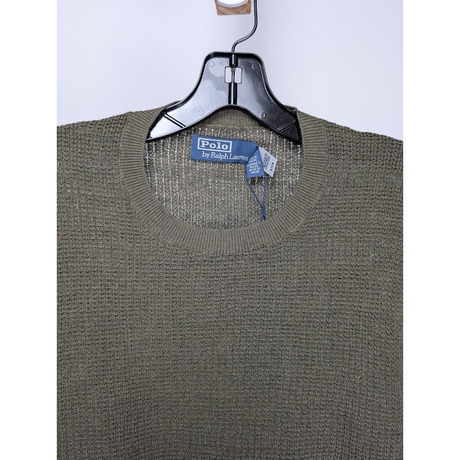 Polo Ralph Lauren o1rshd1 CC20 Cotton Cashmere Sweater in Green Size US M / EU 48-50 / 2 - 2 Thumbnail