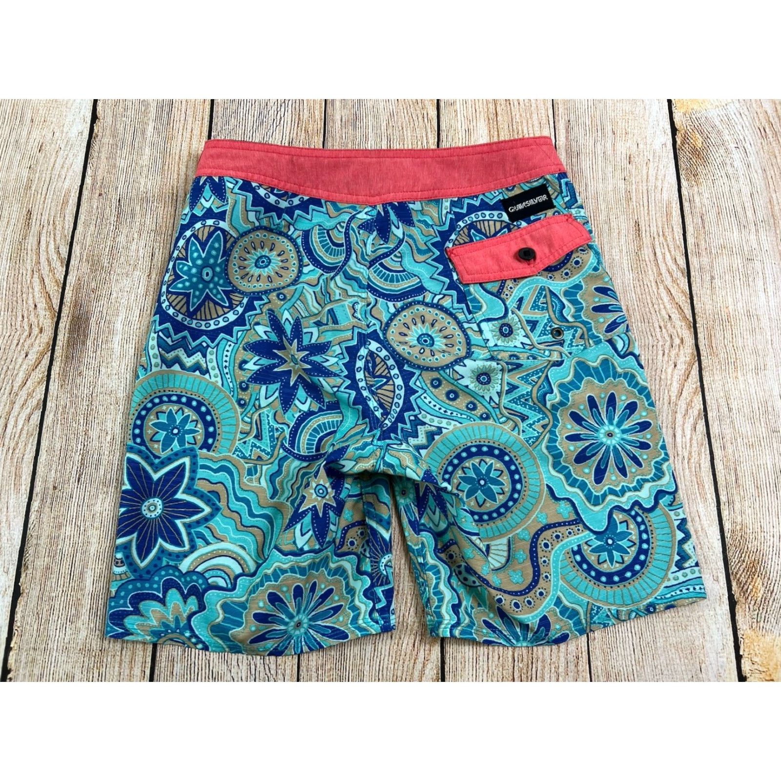 Quiksilver Quiksilver Board Shorts Bottom Men 26 Blue Beach Colorful Regular Size 26 Trunks Sw Size US 26 / EU 42 - 6 Thumbnail