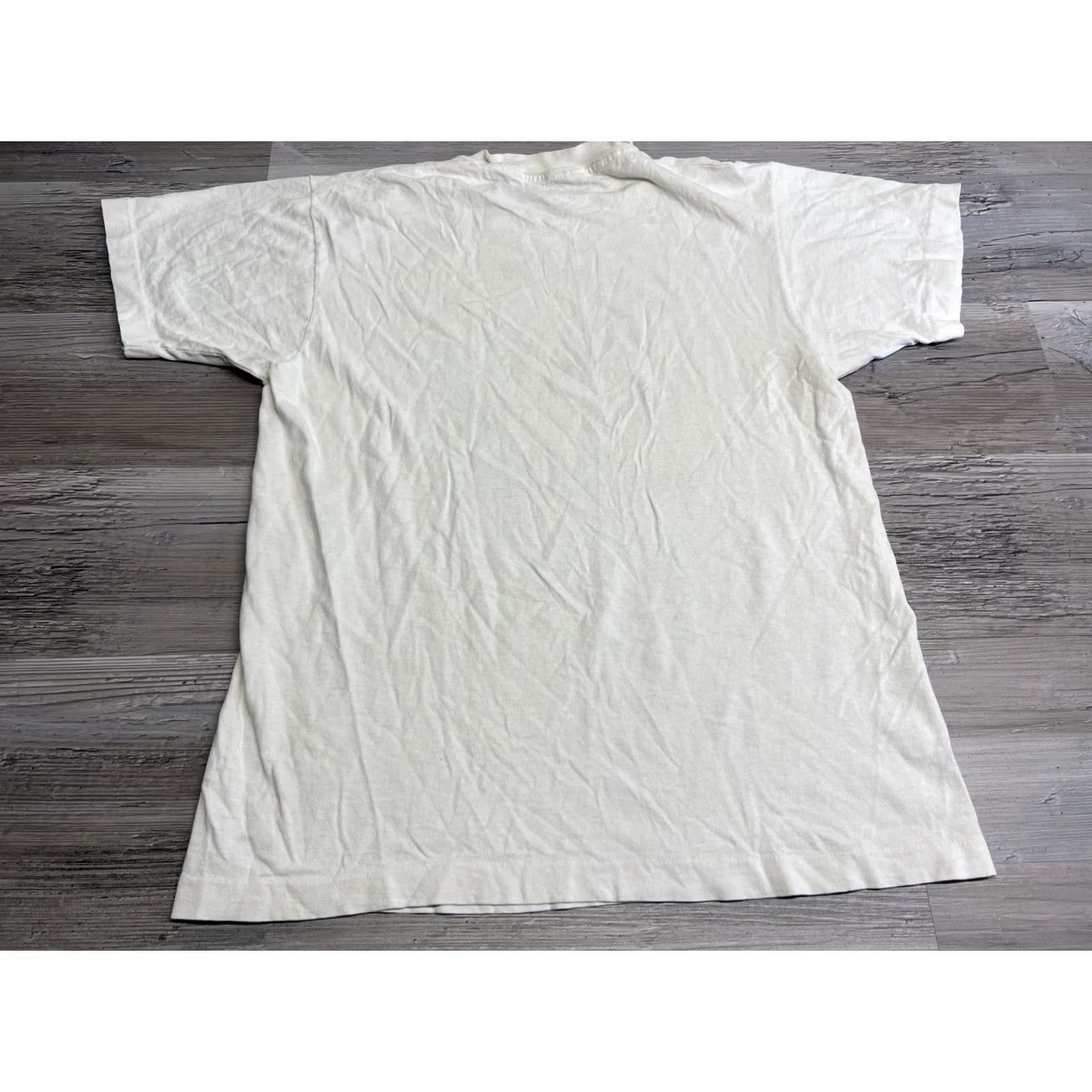 Fruit Of The Loom Vintage Great Lakes Lighthouse Lake St Clair Michigan Tee 90s Large Size US L / EU 52-54 / 3 - 2 Thumbnail