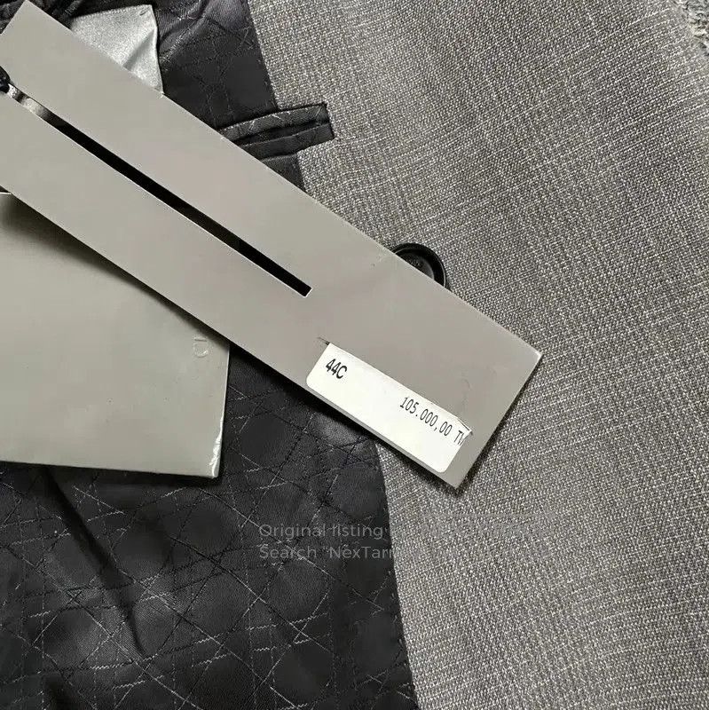 Other Dior Gray Wool Plaid Long Sleeve Jacket . Size US S / EU 44-46 / 1 - 6 Thumbnail