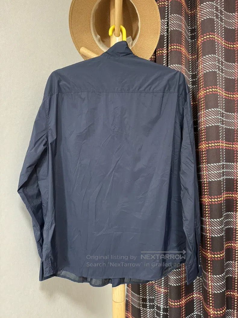 Hermes Hermes Sunscreen shirt, unique collar design, four large p Size US M / EU 48-50 / 2 - 2 Thumbnail