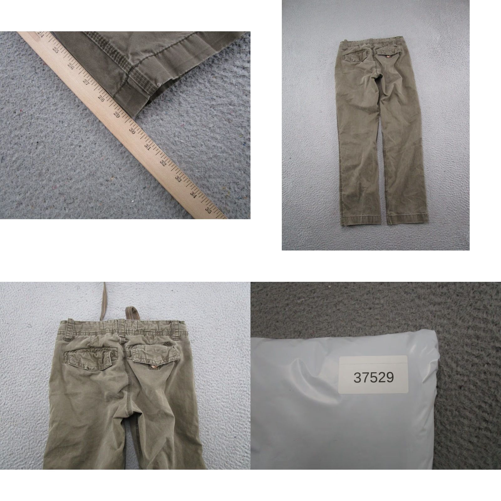 Vintage VINTAGE Aeropostale Pants Men’s 29x30 Khakis Slim Straight Leg Brown Cotton Spandex Casual Mens Size 29 Inseam 30” Size US 29 - 9 Thumbnail