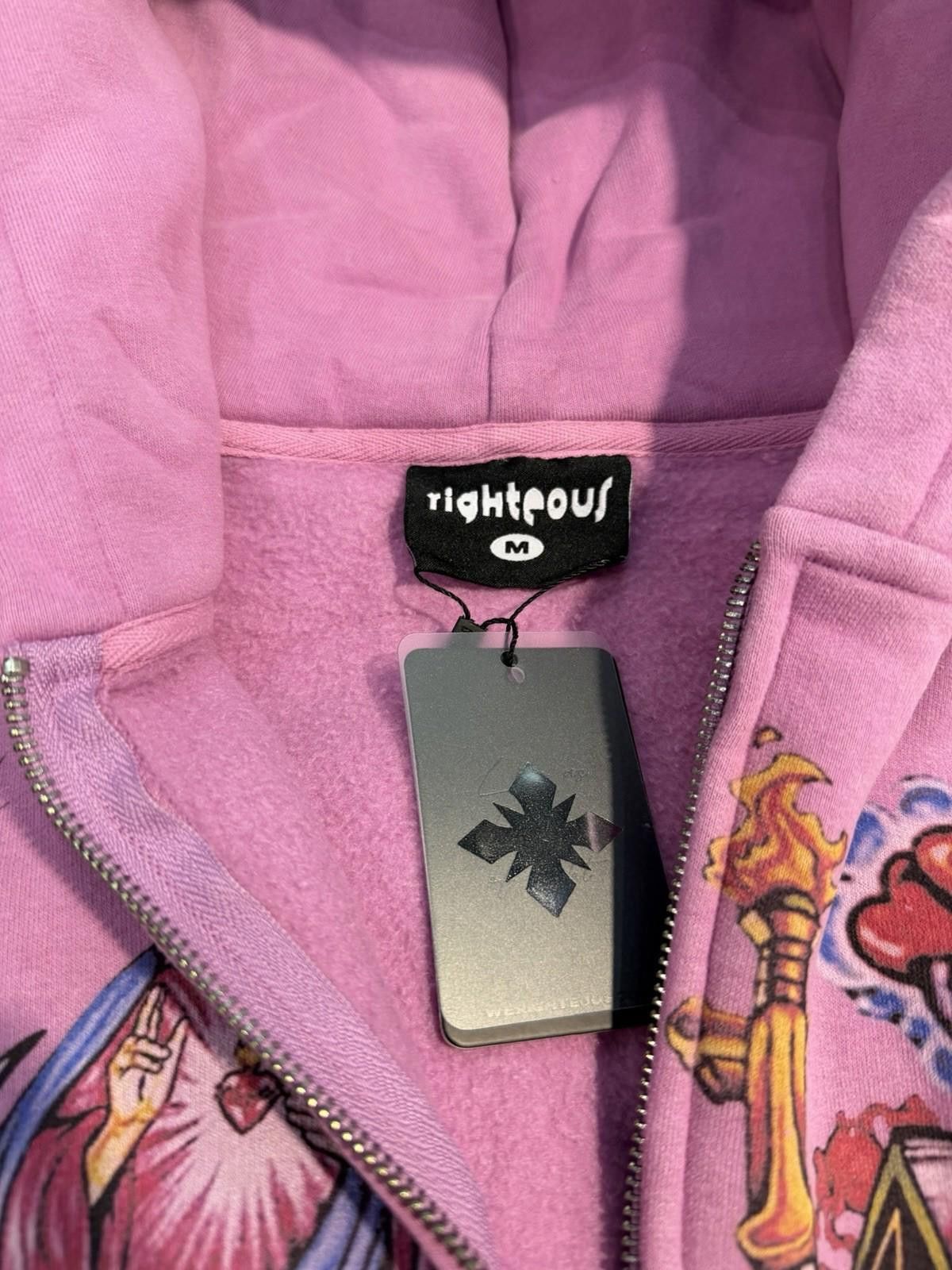 Other M - We Are Righteous Purple Zip Up Jesus Hoodie Size US M / EU 48-50 / 2 - 10 Thumbnail