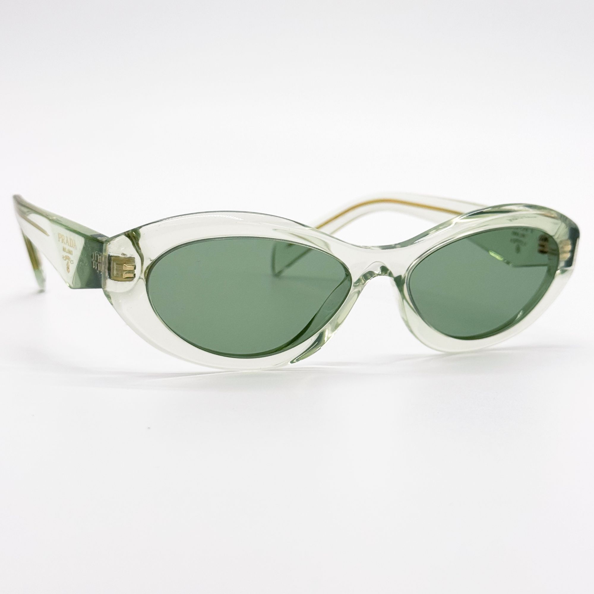 Prada NEW PRADA SUNGLASSES PR26ZS 14R20E TRANSPARENT MINT WOMEN Size ONE SIZE - 7 Thumbnail
