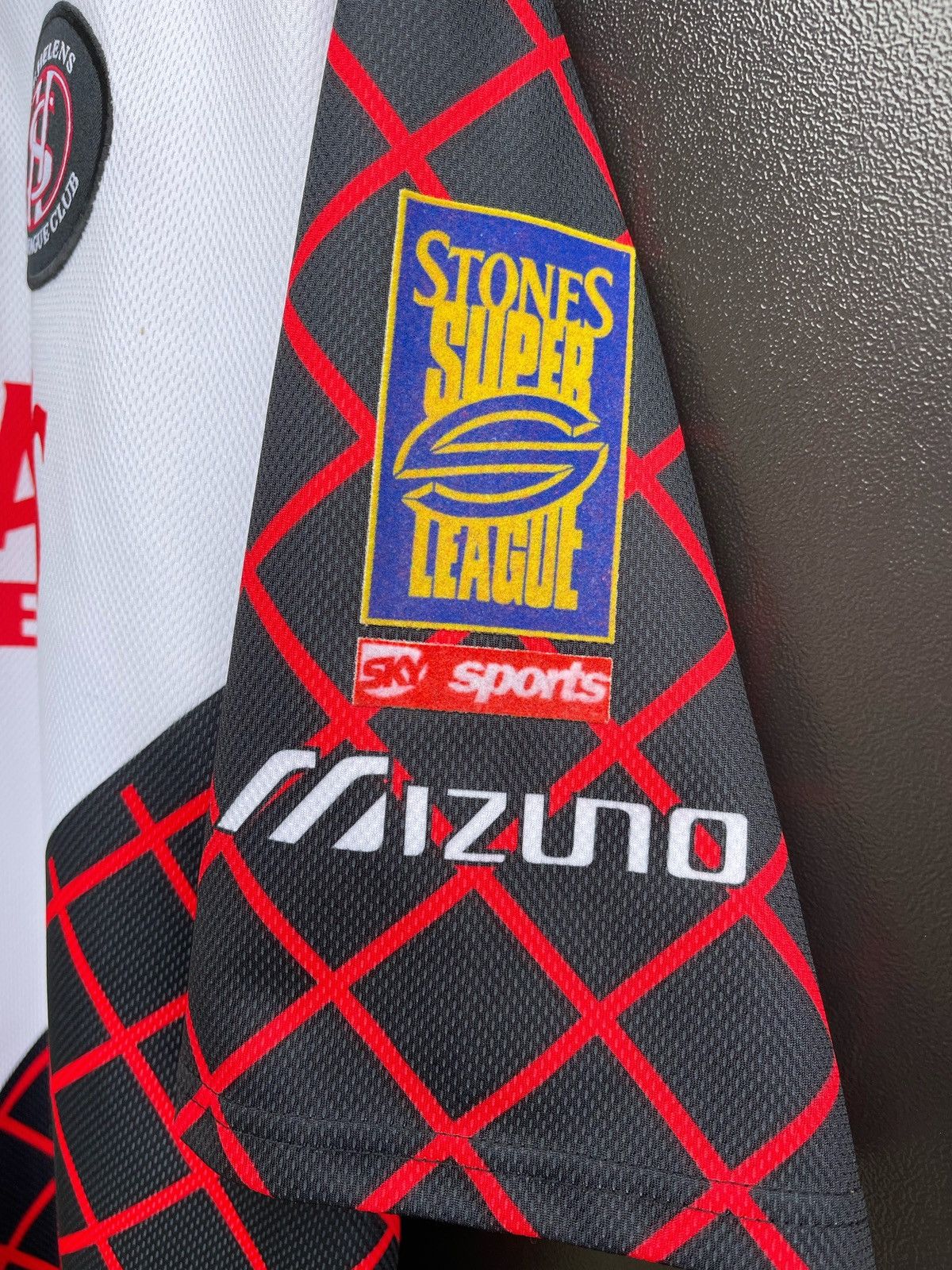 Mizuno St Helens RFC Mizuno Rugby Shirt Away 1997/1998/1999 Jersey Size US XL / EU 56 / 4 - 3 Thumbnail