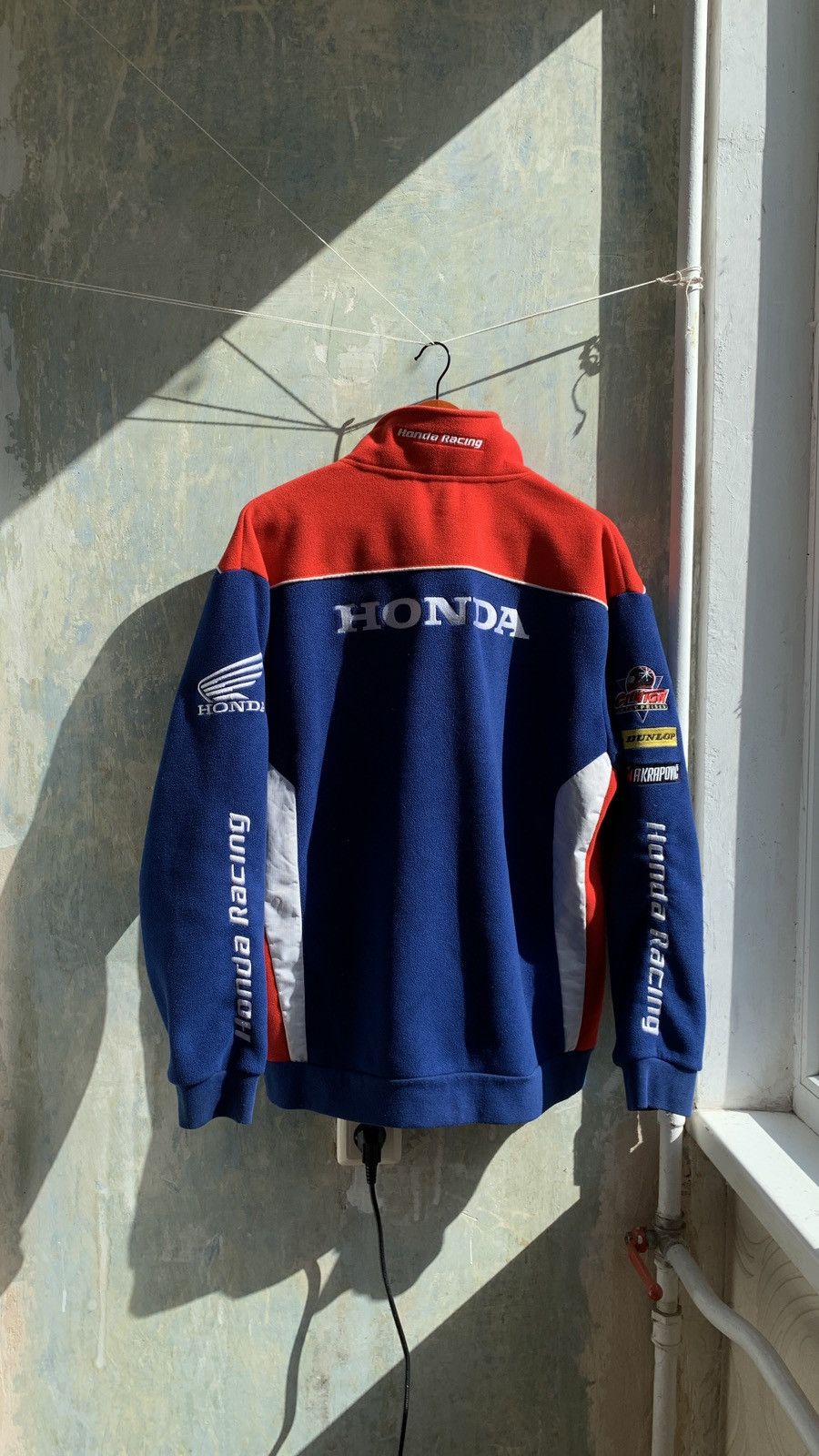Honda × Japanese Brand 🔥Vintage Honda Racing Fleece Jacket Size US L / EU 52-54 / 3 - 8 Thumbnail