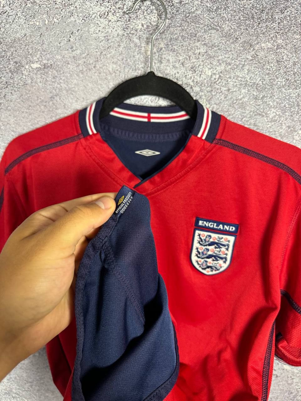 Umbro England National Team 2002 Umbro Reversible Jersey Size US S / EU 44-46 / 1 - 8 Thumbnail
