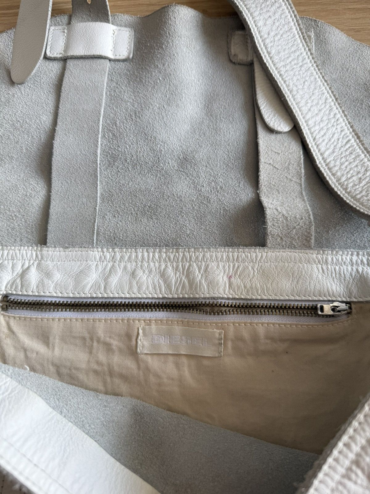 Diesel Vintage Diesel Messenger Bag Leather White Size ONE SIZE - 6 Thumbnail