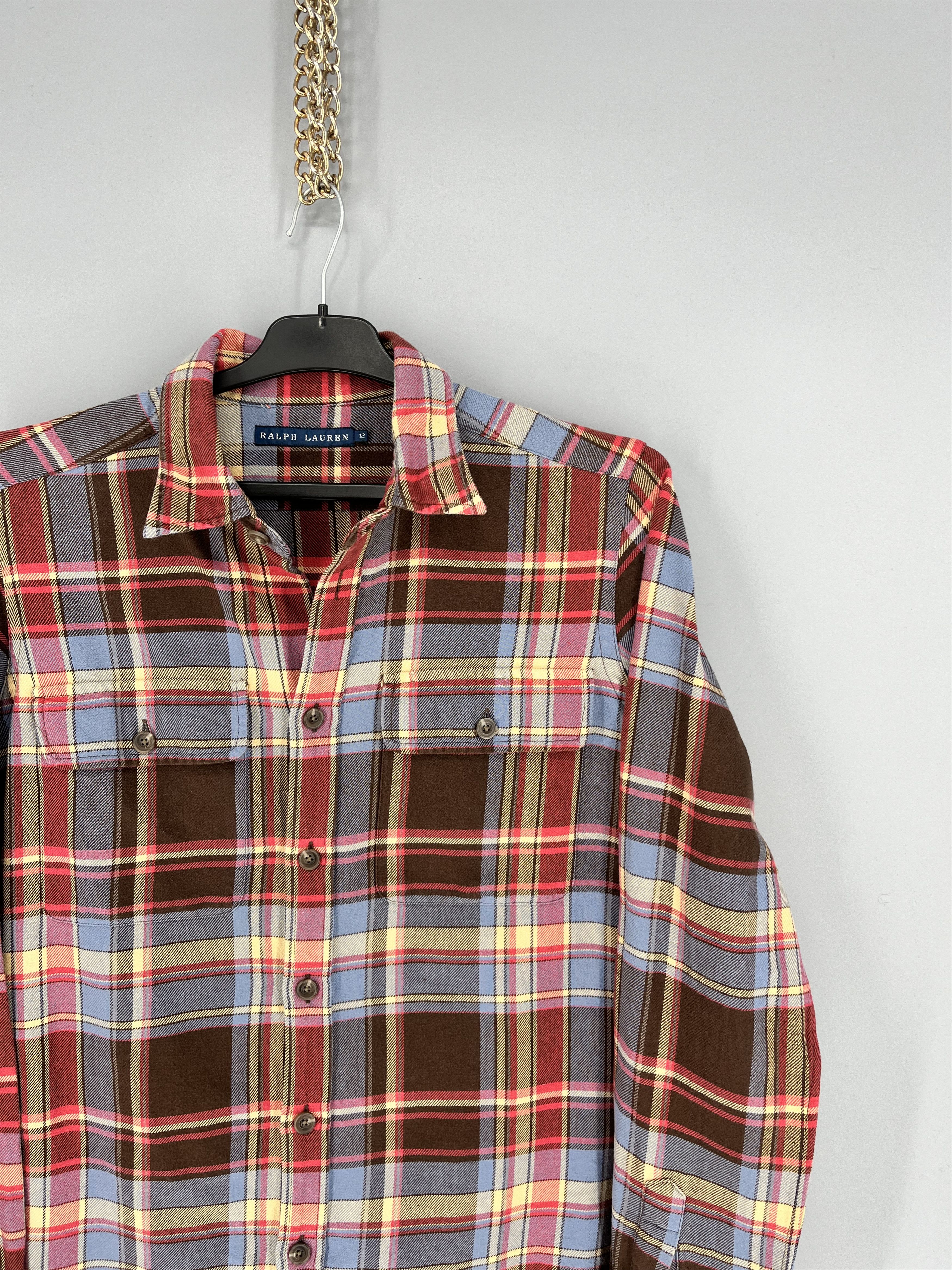 Flannel Vintage Flannel Polo Raplh Lauren Plaid Shirt Travis style Size US S / EU 44-46 / 1 - 5 Thumbnail