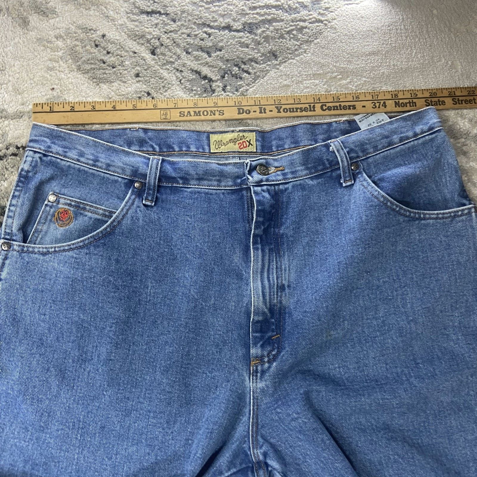 Wrangler Wrangler 2X Five Star Jeans Mens 40x32 Blue Denim Regular Size US 40 / EU 56 - 6 Thumbnail