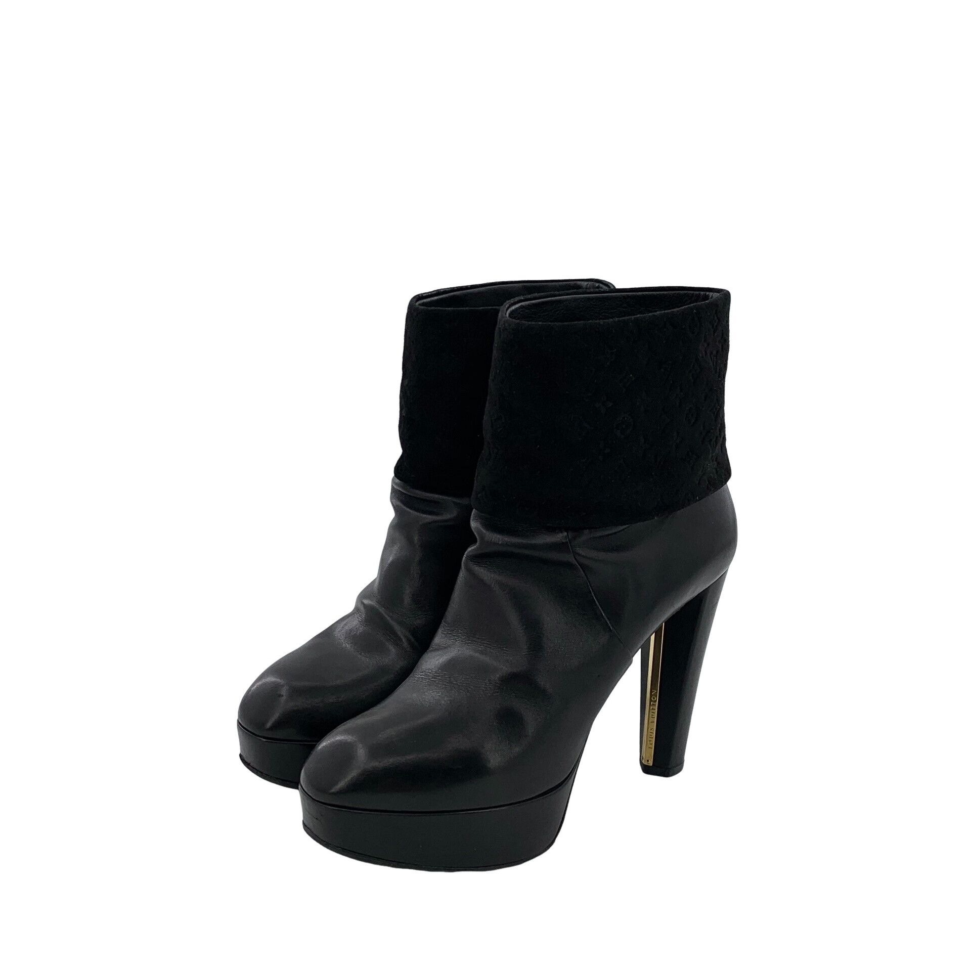 Louis Vuitton Louis Vuitton Monogram Platform Boots 38 Size US 8 / IT 38 - 1 Thumbnail