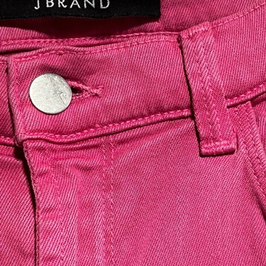 J Brand J Jeans Magenta Pink Skinny Stretchy Jeans High Waist Sz 28 Size 28" / US 6 / IT 42 - 3 Thumbnail