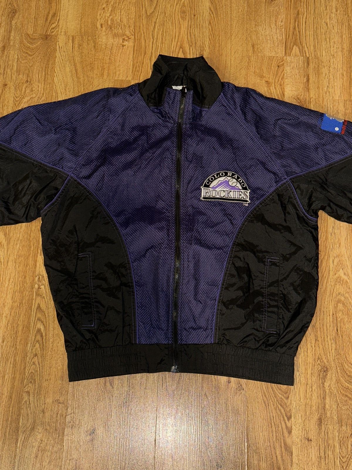 Pro Player VTG 90s Pro Player Colorado Rockies MLB Windbreaker Jacket Size US XL / EU 56 / 4 - 3 Thumbnail