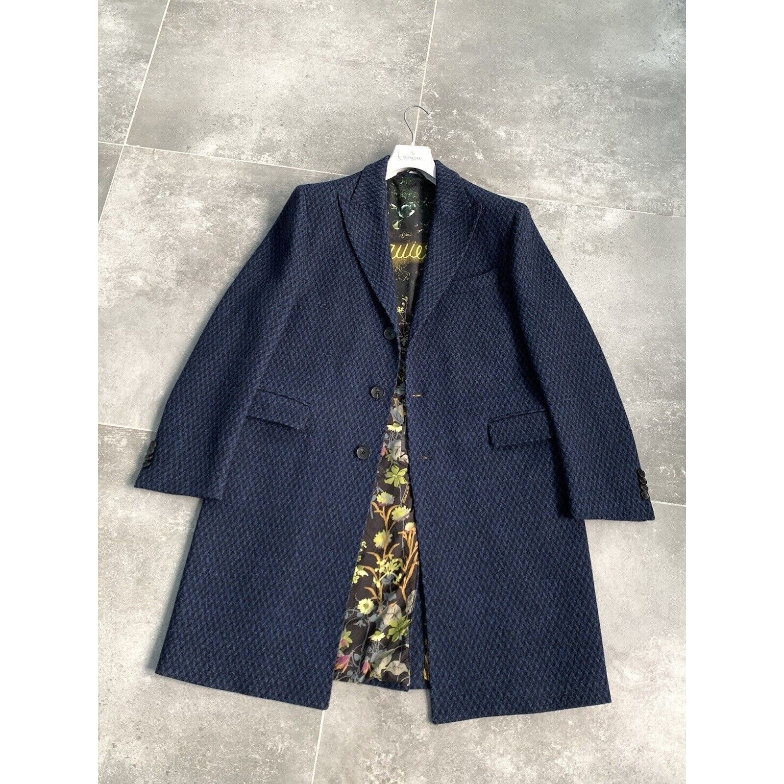 Etro Men's ETRO Long Wool Trench Coat Mac Jacket EU 52 UK 42 L Size US L / EU 52-54 / 3 - 2 Thumbnail