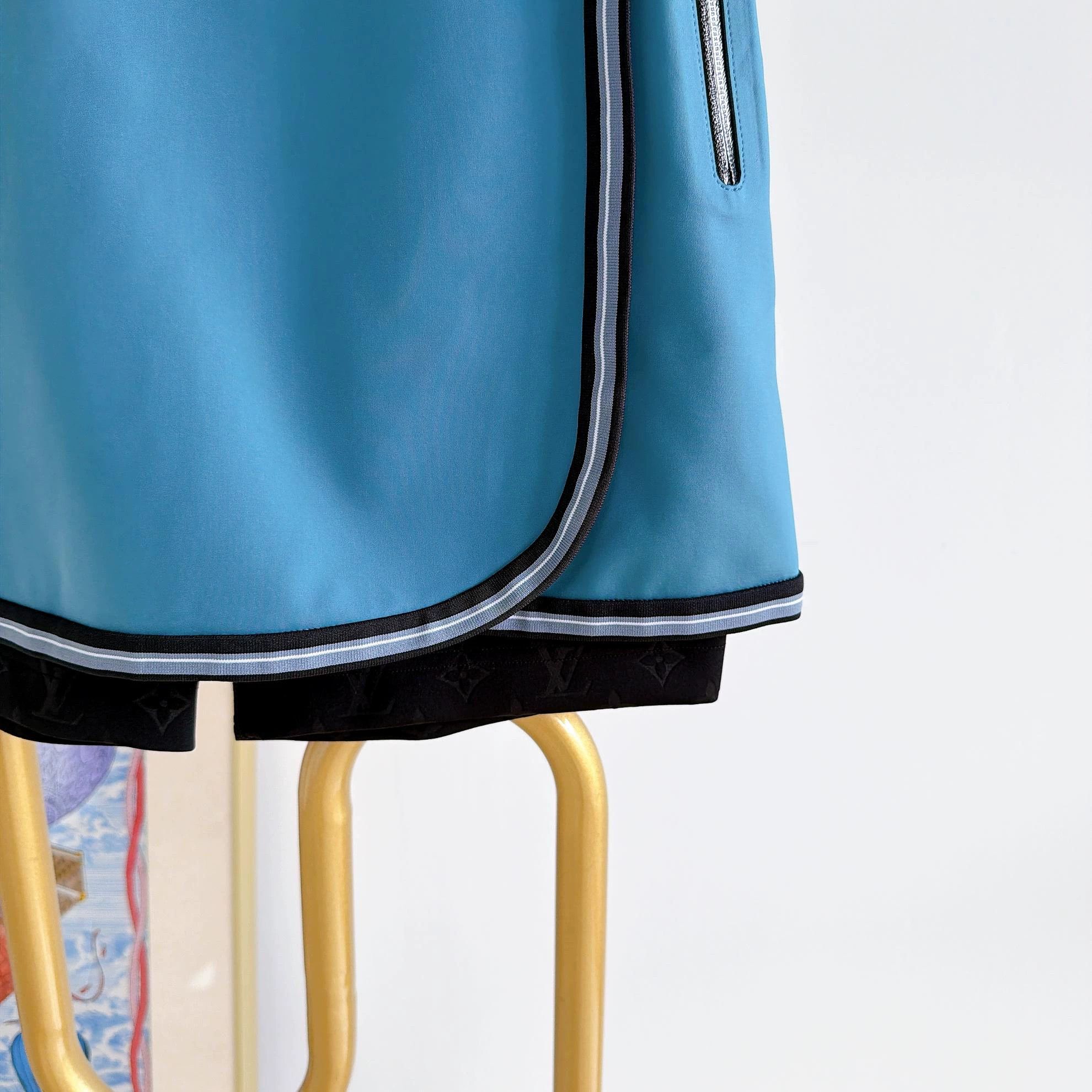 Louis Vuitton Louis Vuitton blue stretchy culottes 40 Size 28" / US 6 / IT 42 - 3 Thumbnail