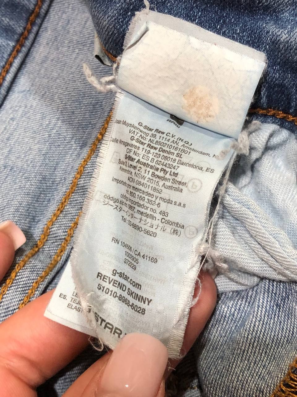 G-Star REVEND Skinny Jeans G-Star Raw Y2K Streetwear Size US 30 / EU 46 - 4 Thumbnail