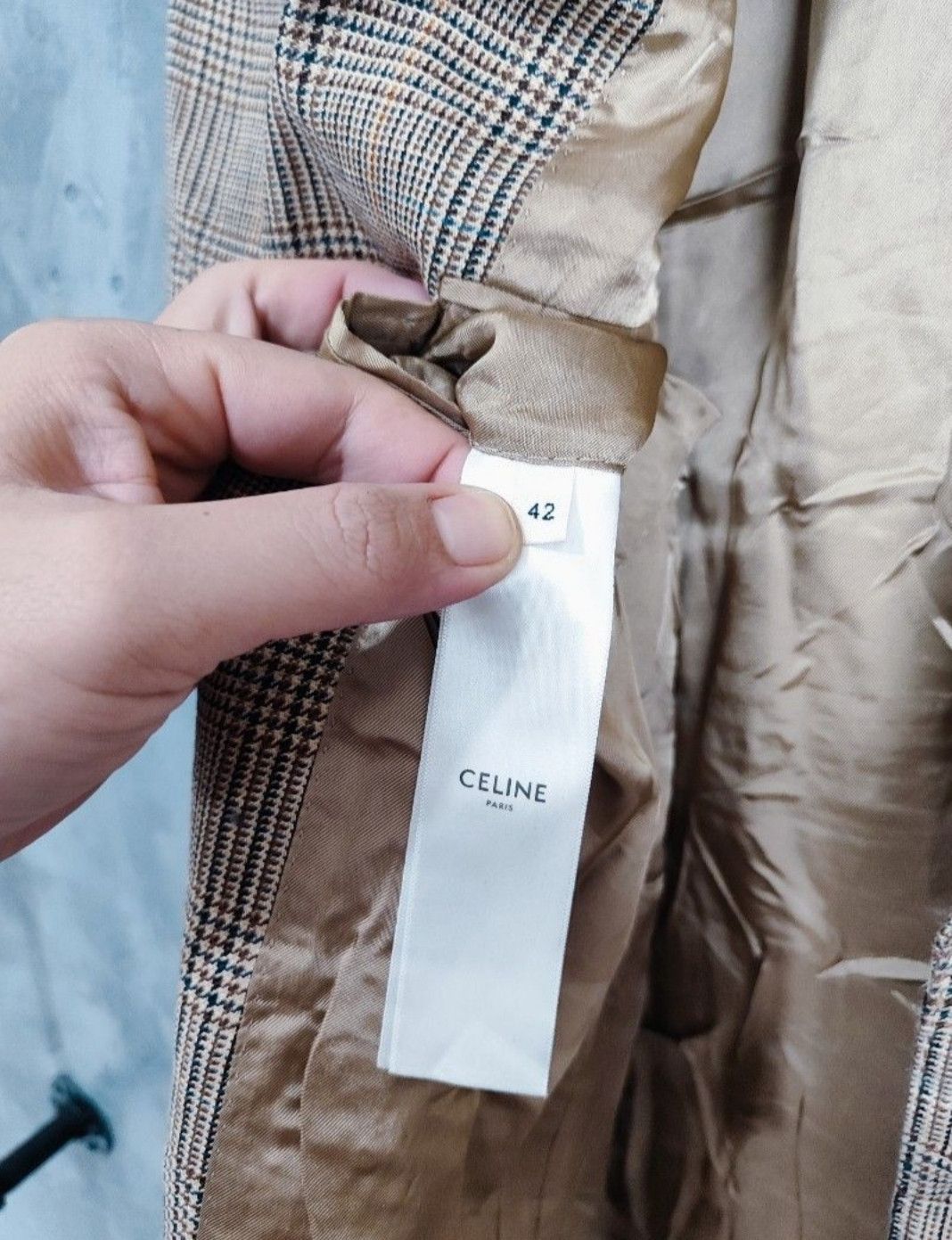 Celine × Hedi Slimane Celine Wool Blazer Size 42L - 4 Thumbnail